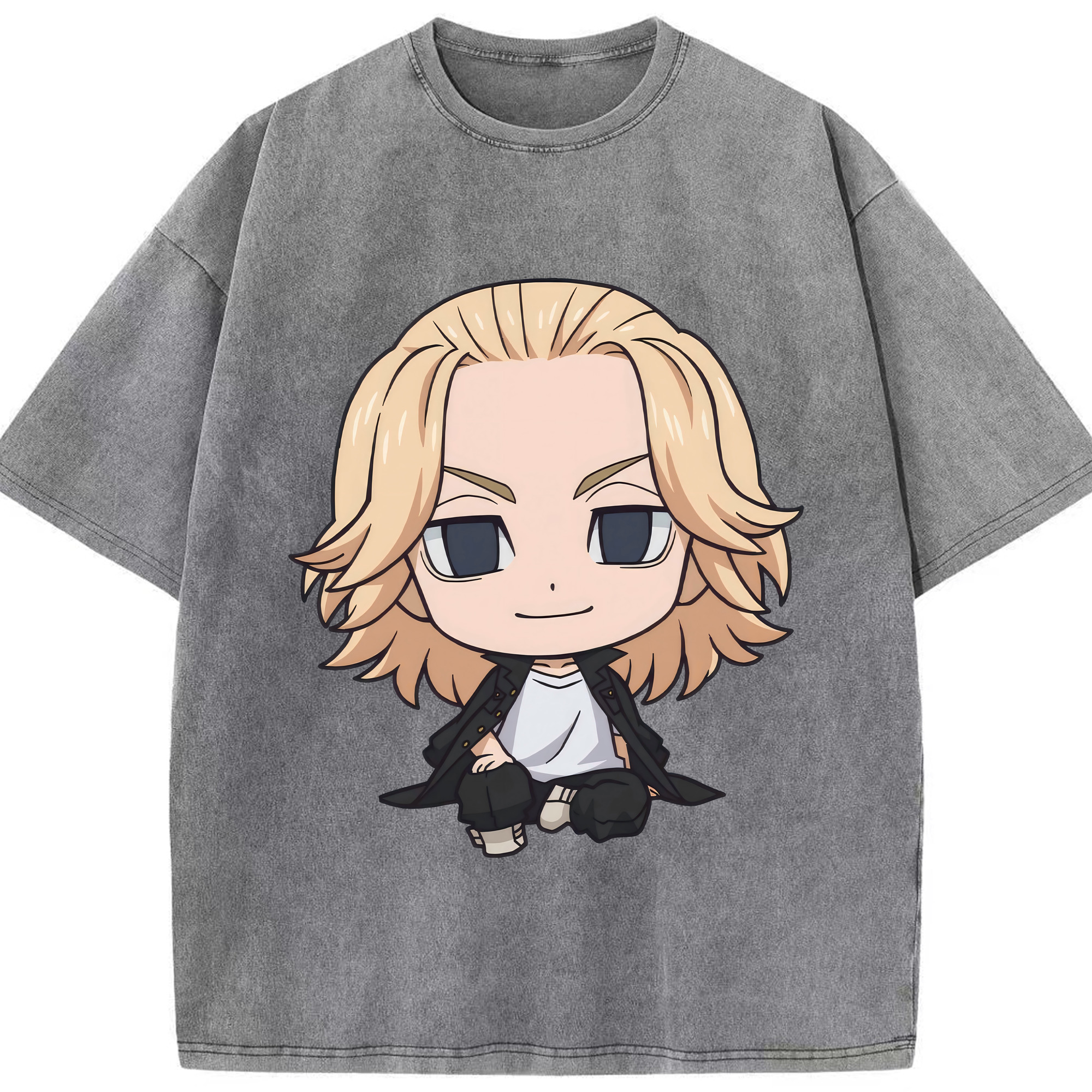 （画像用） 東京リベンジャーズ Tokyo Revengers 綿100% ヴィンテージ風 半袖Tシャツ（フロントプリント）