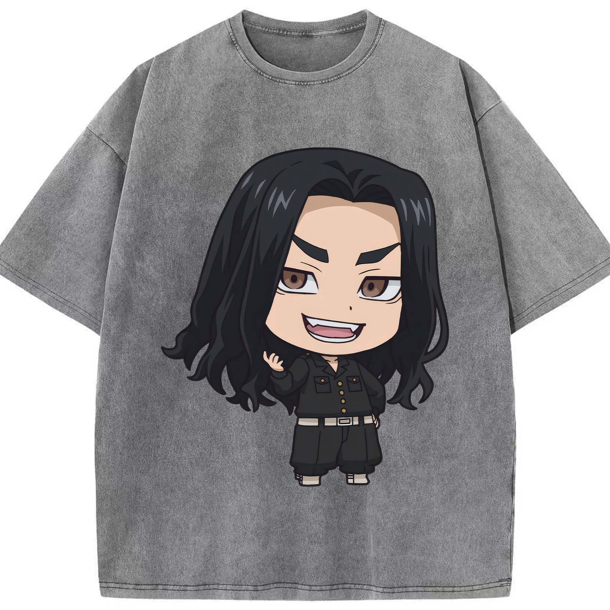 （画像用） 東京リベンジャーズ Tokyo Revengers 綿100% ヴィンテージ風 半袖Tシャツ（フロントプリント）