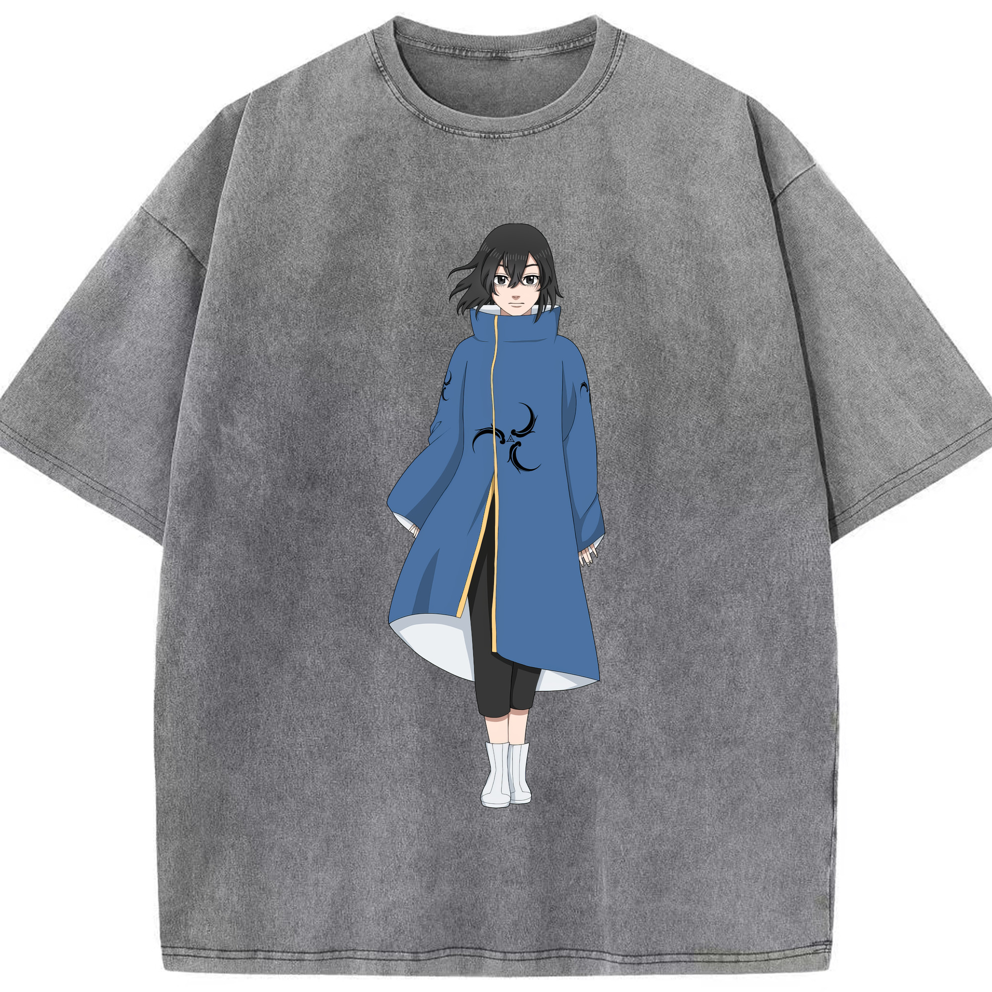 （画像用） 東京リベンジャーズ Tokyo Revengers 綿100% ヴィンテージ風 半袖Tシャツ（フロントプリント）