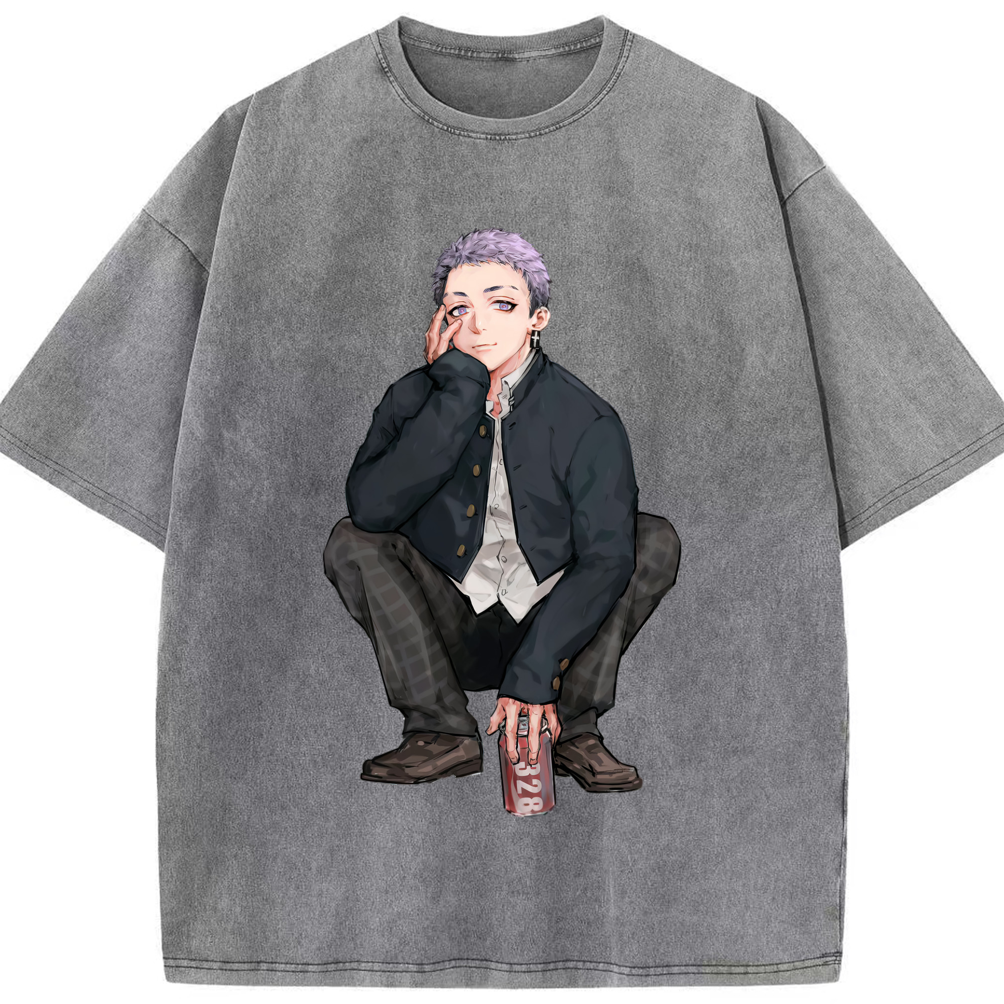 （画像用） 東京リベンジャーズ Tokyo Revengers 綿100% ヴィンテージ風 半袖Tシャツ（フロントプリント）
