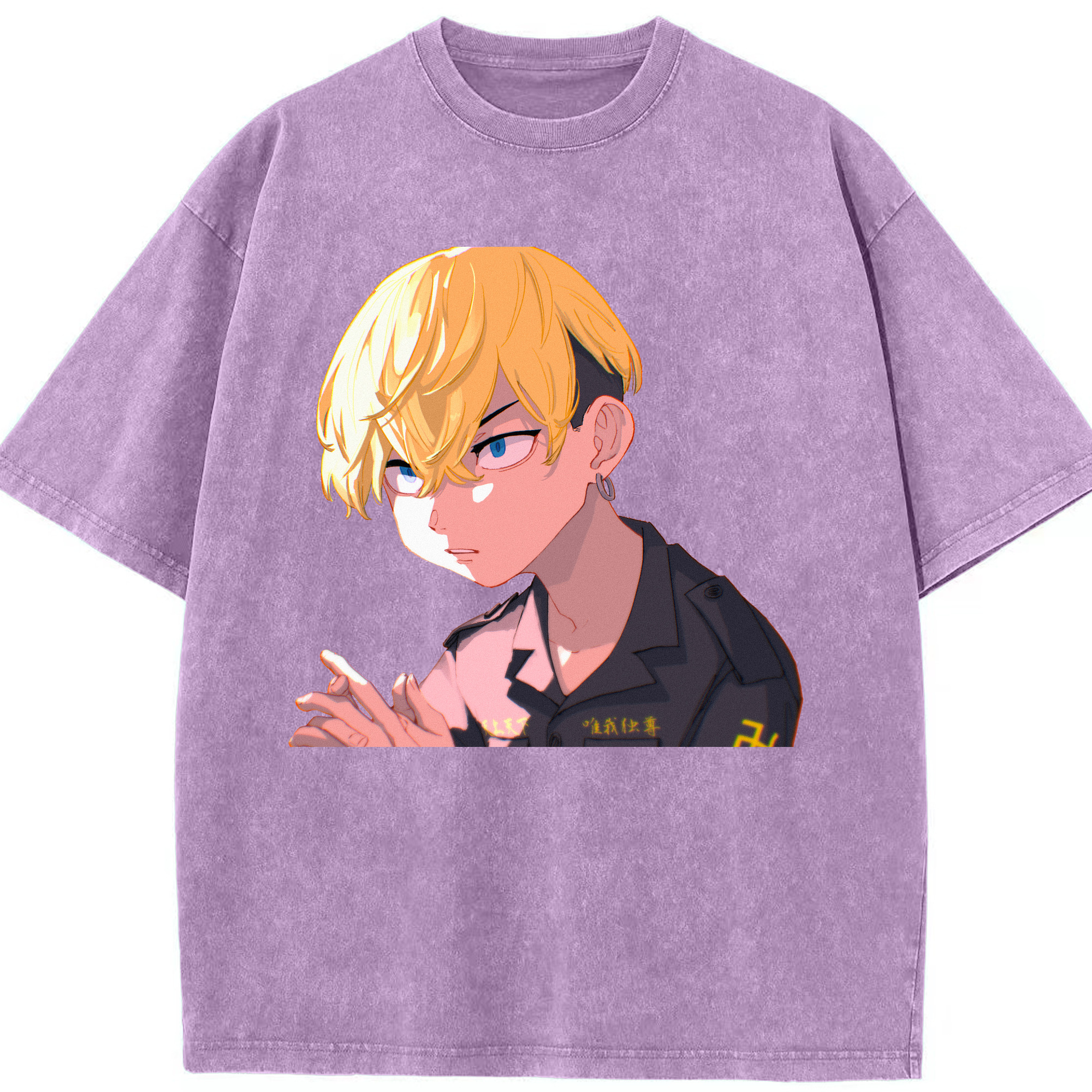 （画像用） 東京リベンジャーズ Tokyo Revengers 綿100% ヴィンテージ風 半袖Tシャツ（フロントプリント）