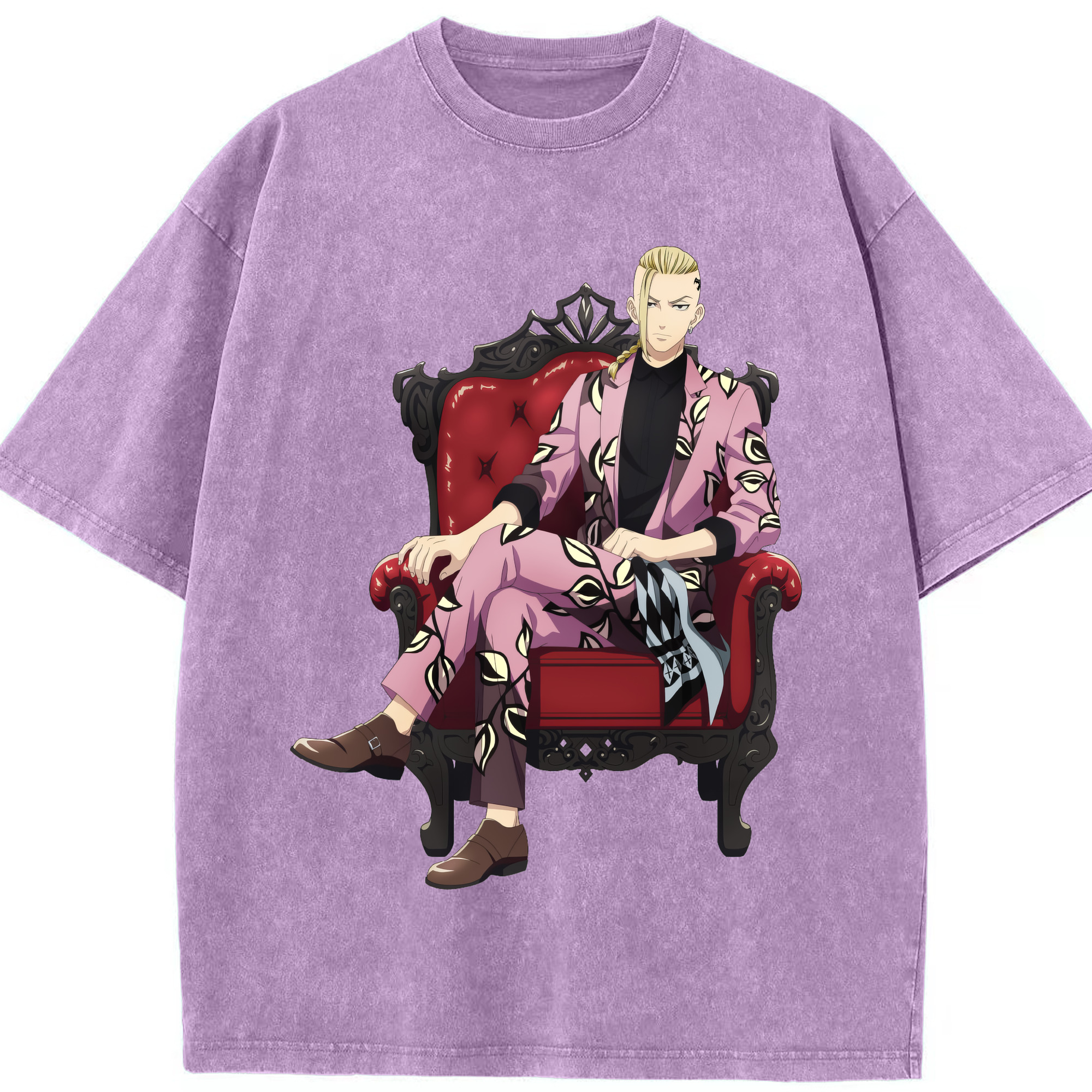 （画像用） 東京リベンジャーズ Tokyo Revengers 綿100% ヴィンテージ風 半袖Tシャツ（フロントプリント）
