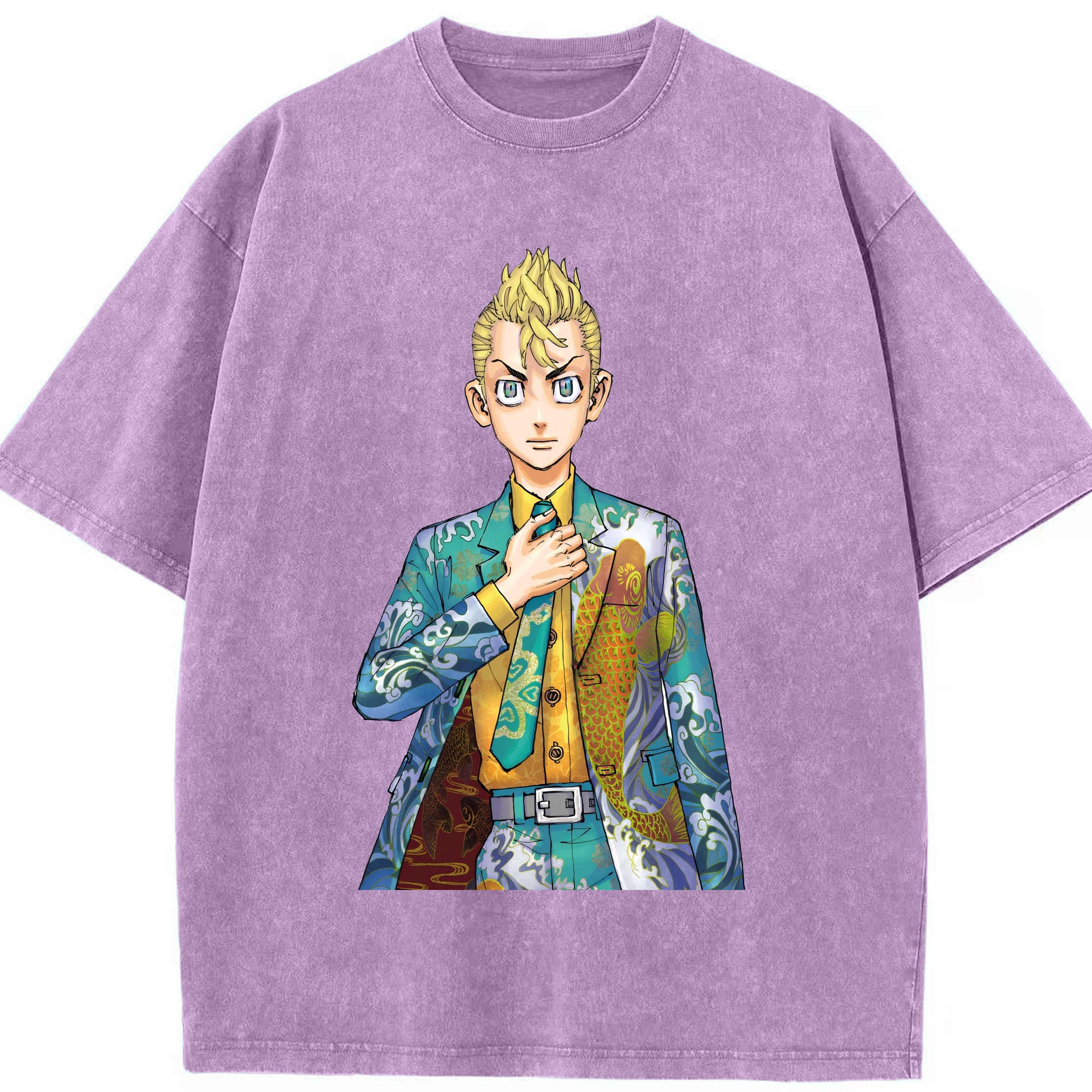 （画像用） 東京リベンジャーズ Tokyo Revengers 綿100% ヴィンテージ風 半袖Tシャツ（フロントプリント）