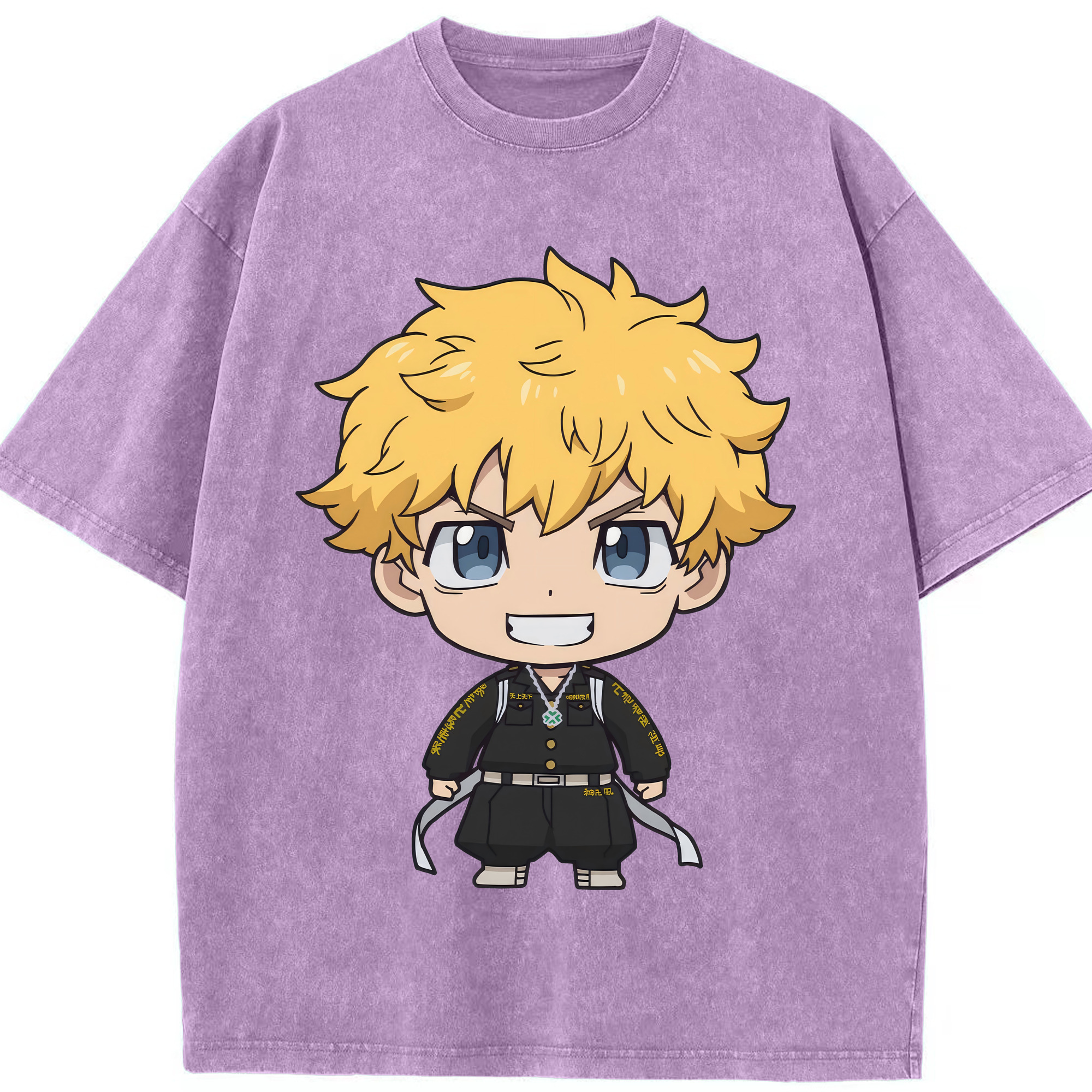 （画像用） 東京リベンジャーズ Tokyo Revengers 綿100% ヴィンテージ風 半袖Tシャツ（フロントプリント）