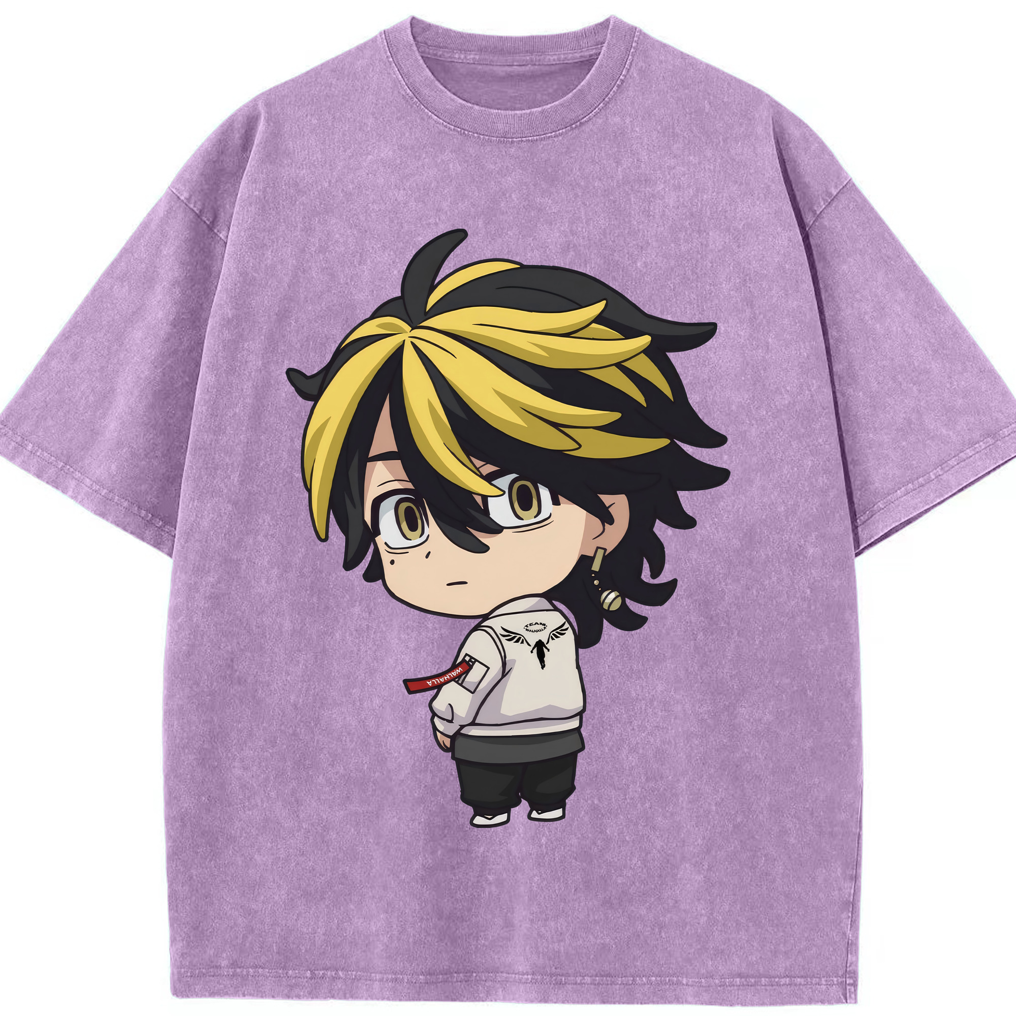 （画像用） 東京リベンジャーズ Tokyo Revengers 綿100% ヴィンテージ風 半袖Tシャツ（フロントプリント）