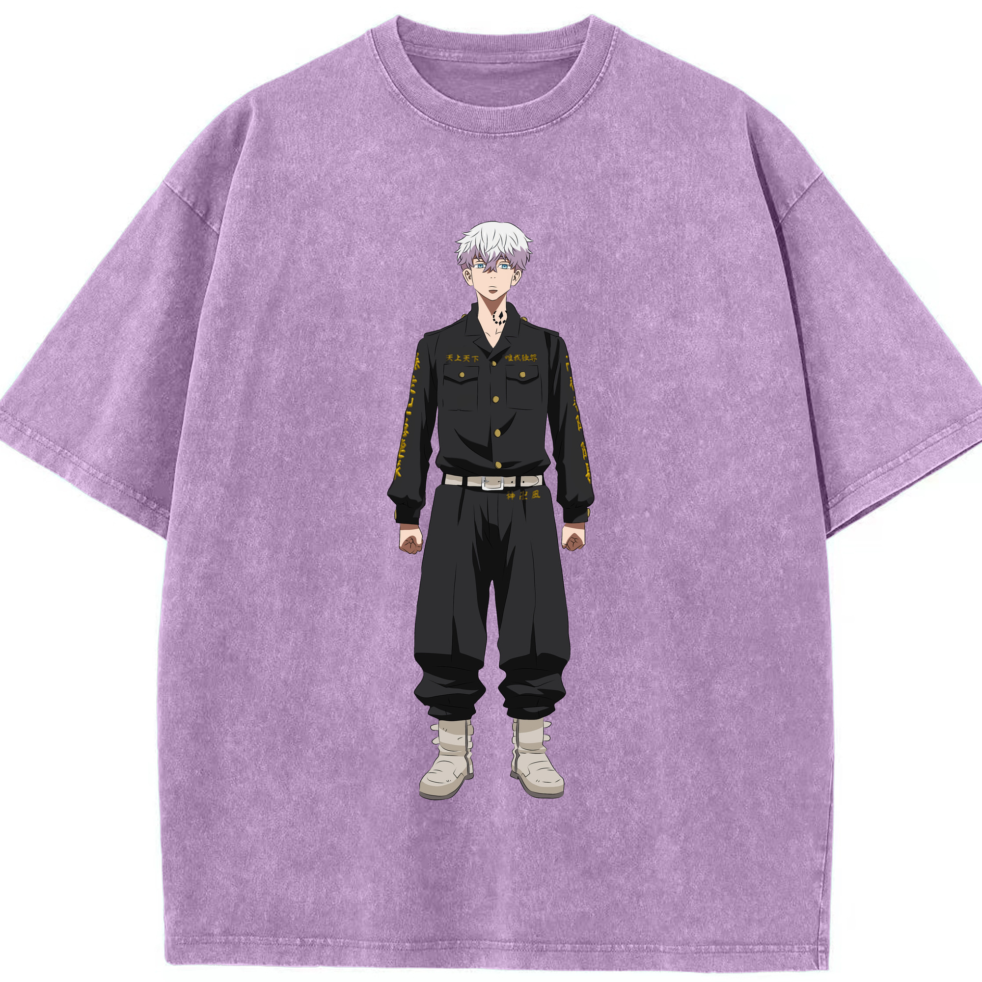 （画像用） 東京リベンジャーズ Tokyo Revengers 綿100% ヴィンテージ風 半袖Tシャツ（フロントプリント）