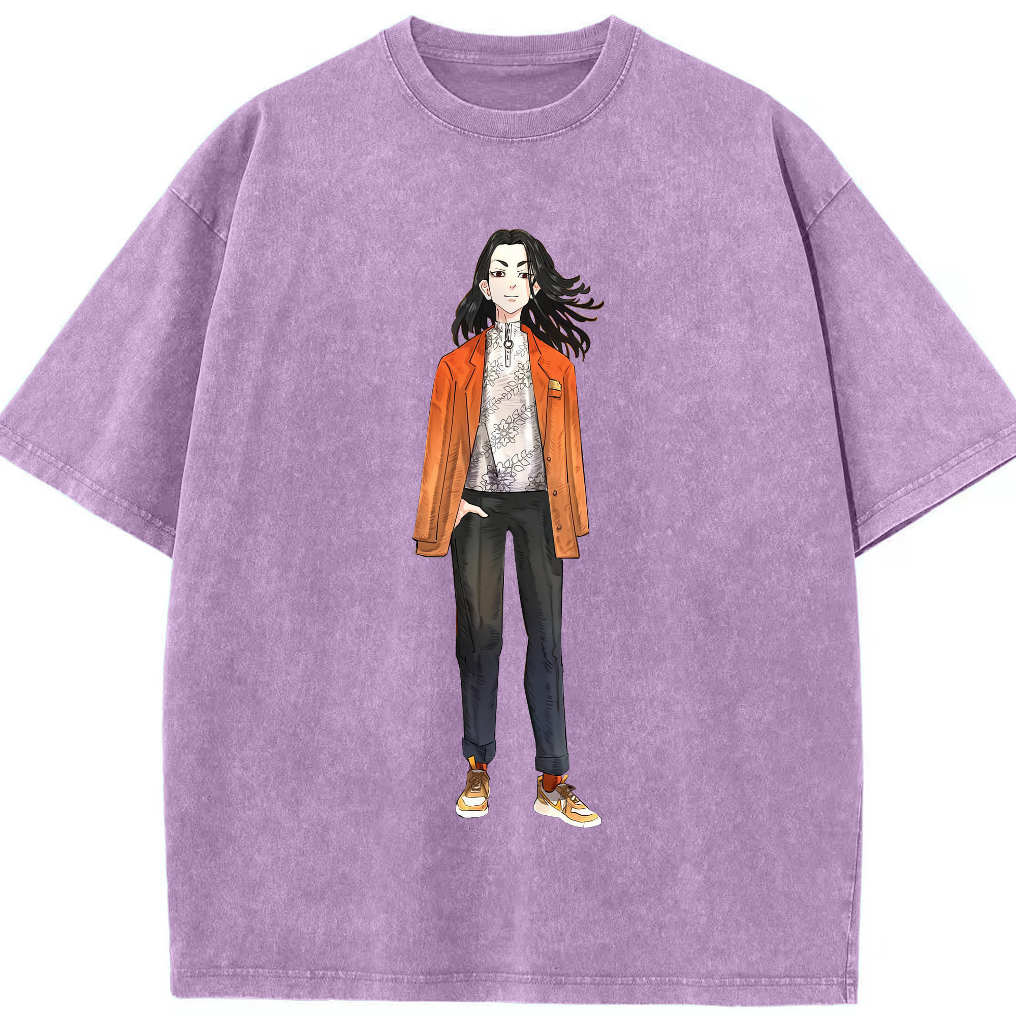 （画像用） 東京リベンジャーズ Tokyo Revengers 綿100% ヴィンテージ風 半袖Tシャツ（フロントプリント）