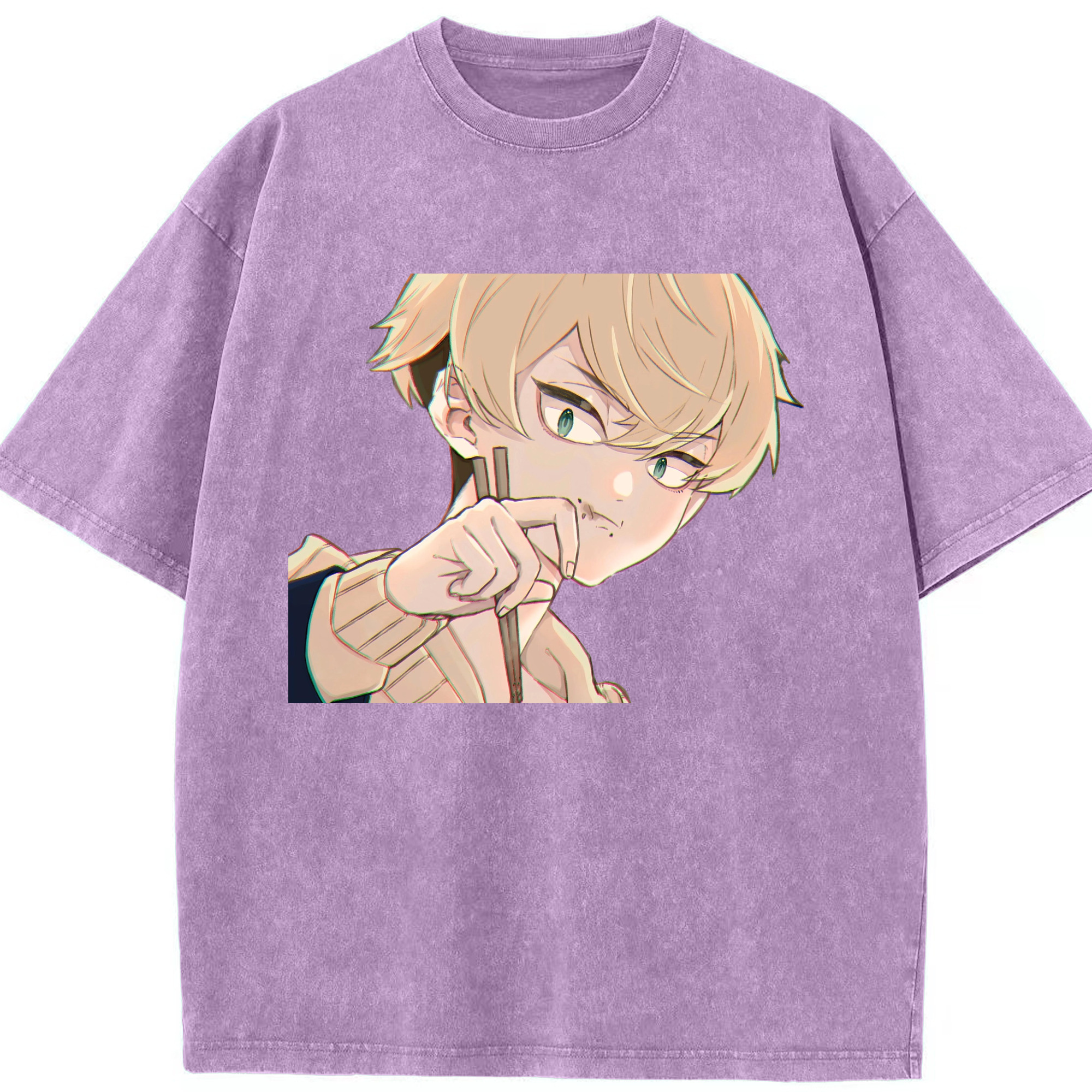 （画像用） 東京リベンジャーズ Tokyo Revengers 綿100% ヴィンテージ風 半袖Tシャツ（フロントプリント）