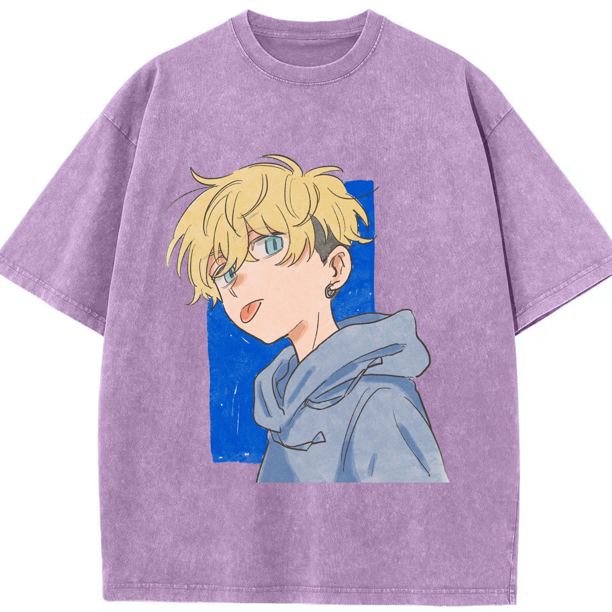 （画像用） 東京リベンジャーズ Tokyo Revengers 綿100% ヴィンテージ風 半袖Tシャツ（フロントプリント）