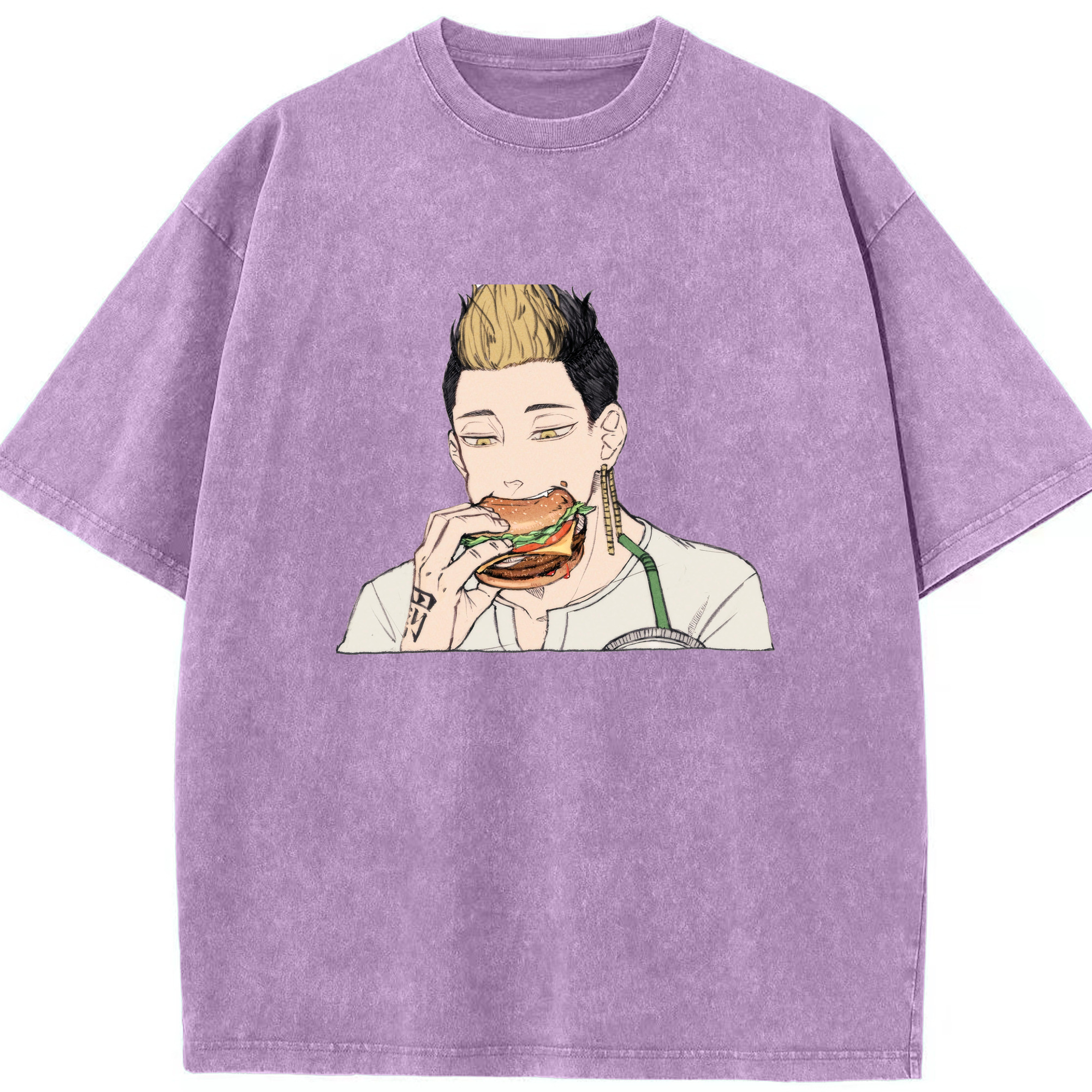 （画像用） 東京リベンジャーズ Tokyo Revengers 綿100% ヴィンテージ風 半袖Tシャツ（フロントプリント）