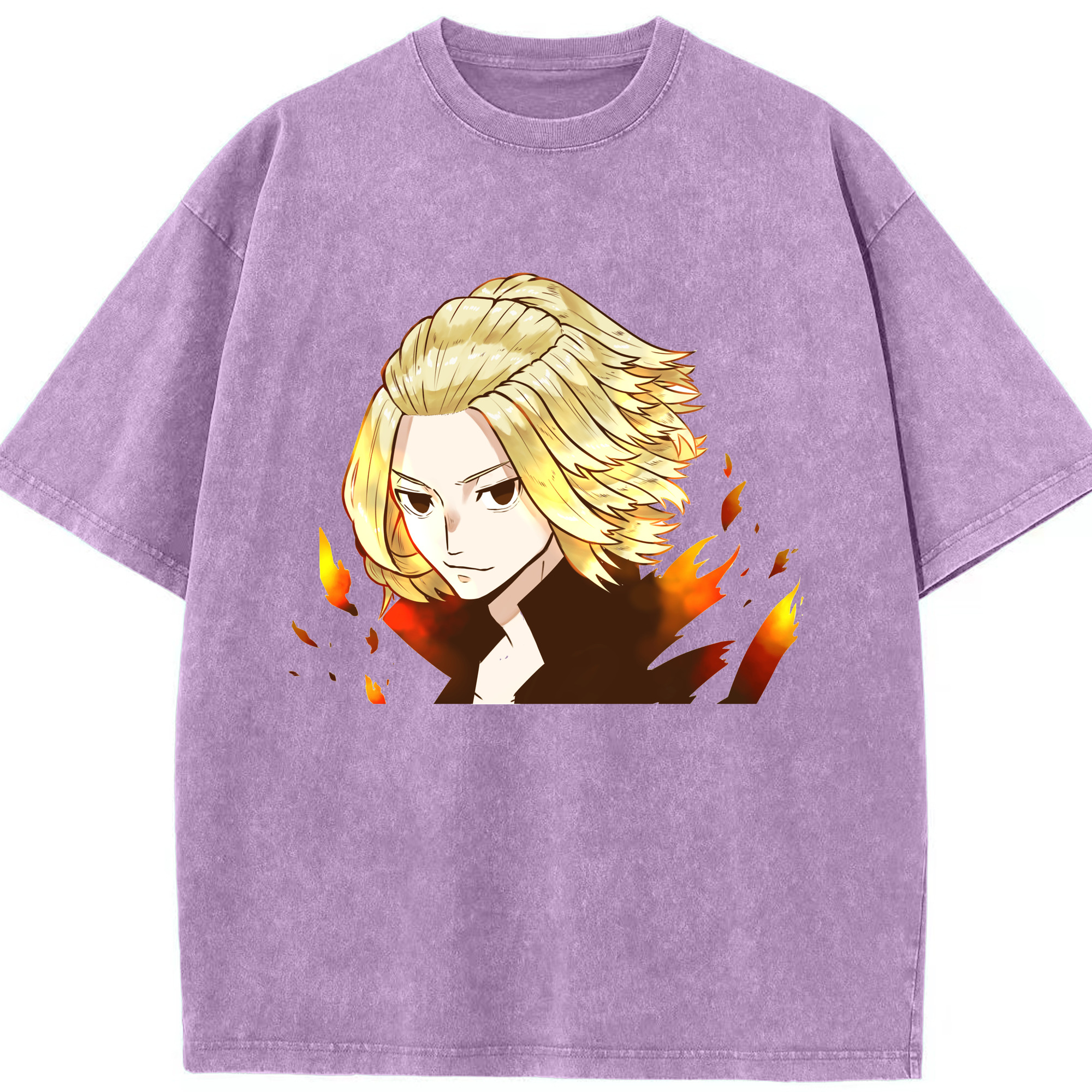 （画像用） 東京リベンジャーズ Tokyo Revengers 綿100% ヴィンテージ風 半袖Tシャツ（フロントプリント）