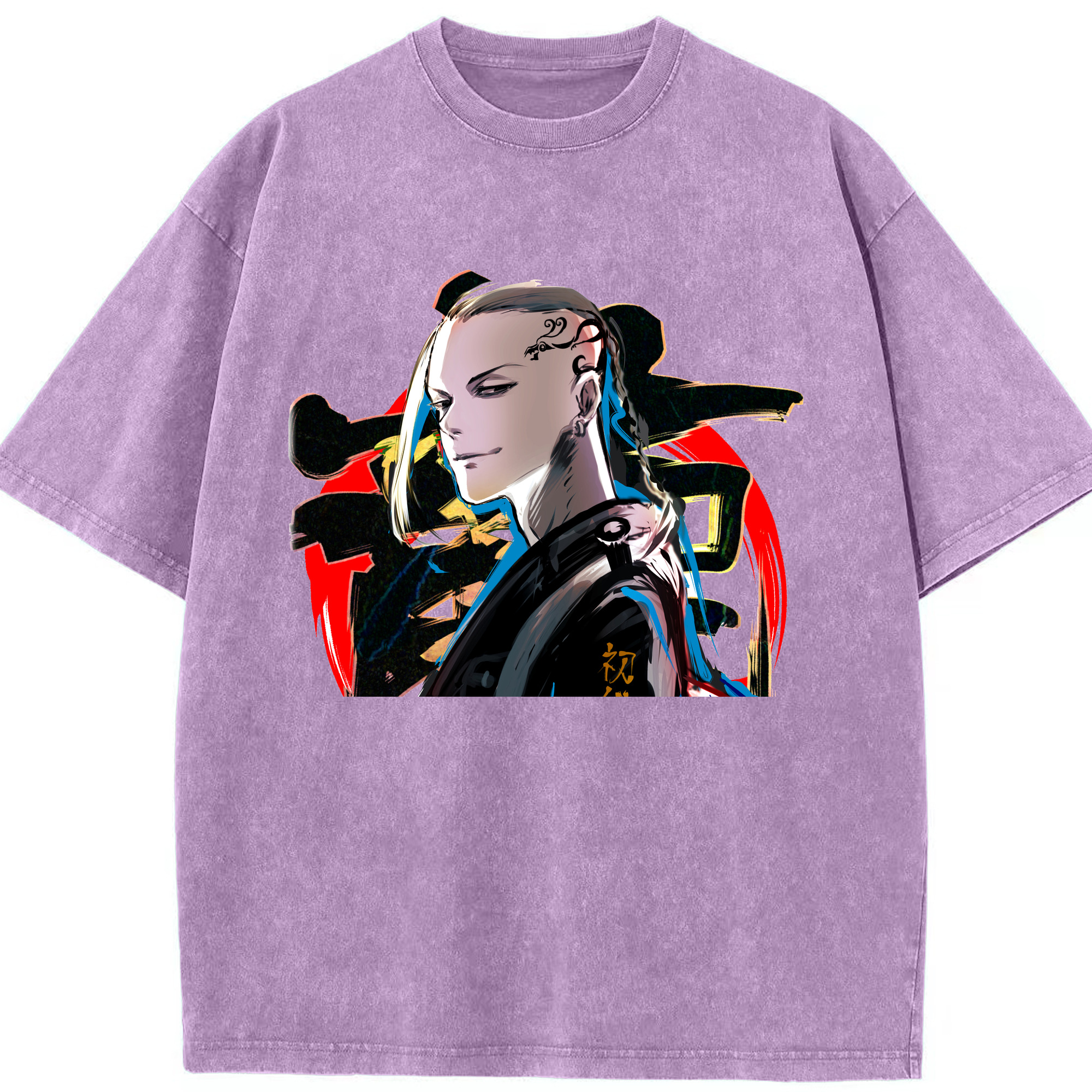 （画像用） 東京リベンジャーズ Tokyo Revengers 綿100% ヴィンテージ風 半袖Tシャツ（フロントプリント）