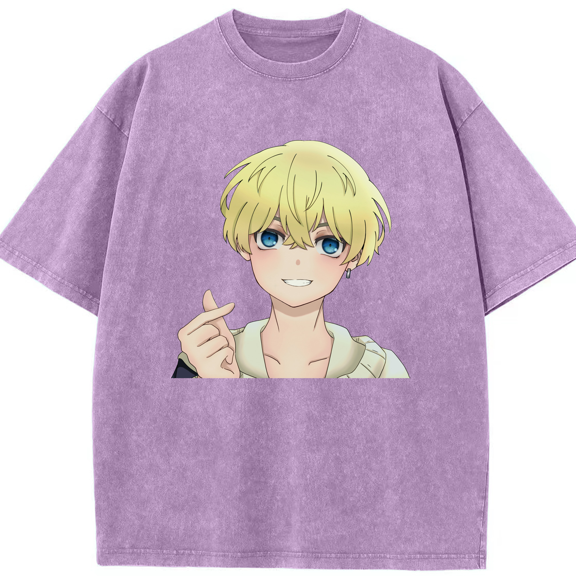 （画像用） 東京リベンジャーズ Tokyo Revengers 綿100% ヴィンテージ風 半袖Tシャツ（フロントプリント）