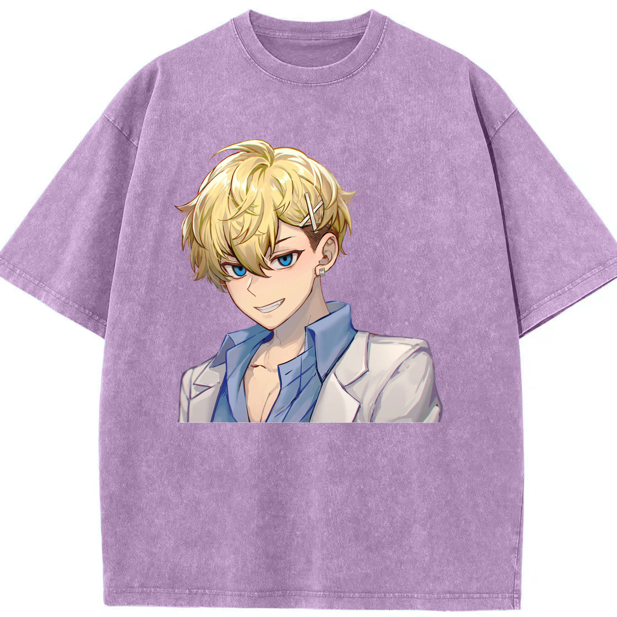 （画像用） 東京リベンジャーズ Tokyo Revengers 綿100% ヴィンテージ風 半袖Tシャツ（フロントプリント）