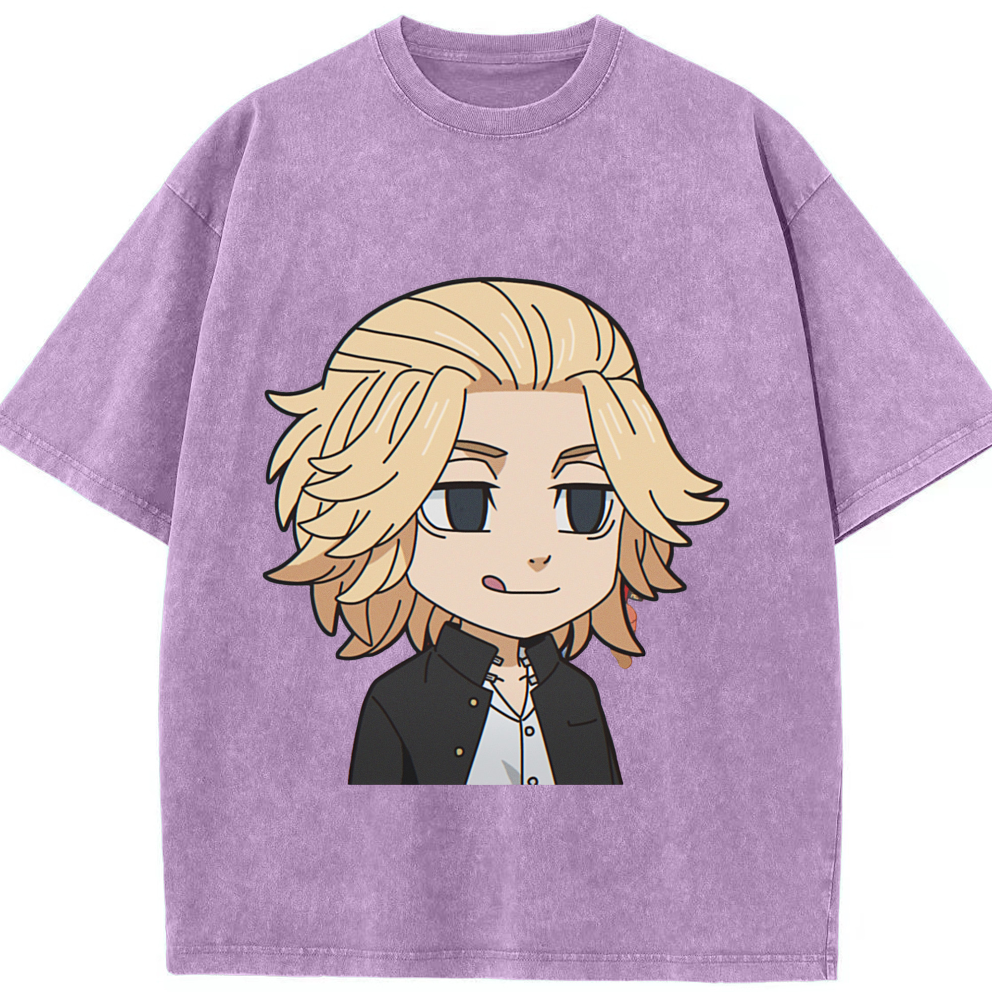 （画像用） 東京リベンジャーズ Tokyo Revengers 綿100% ヴィンテージ風 半袖Tシャツ（フロントプリント）