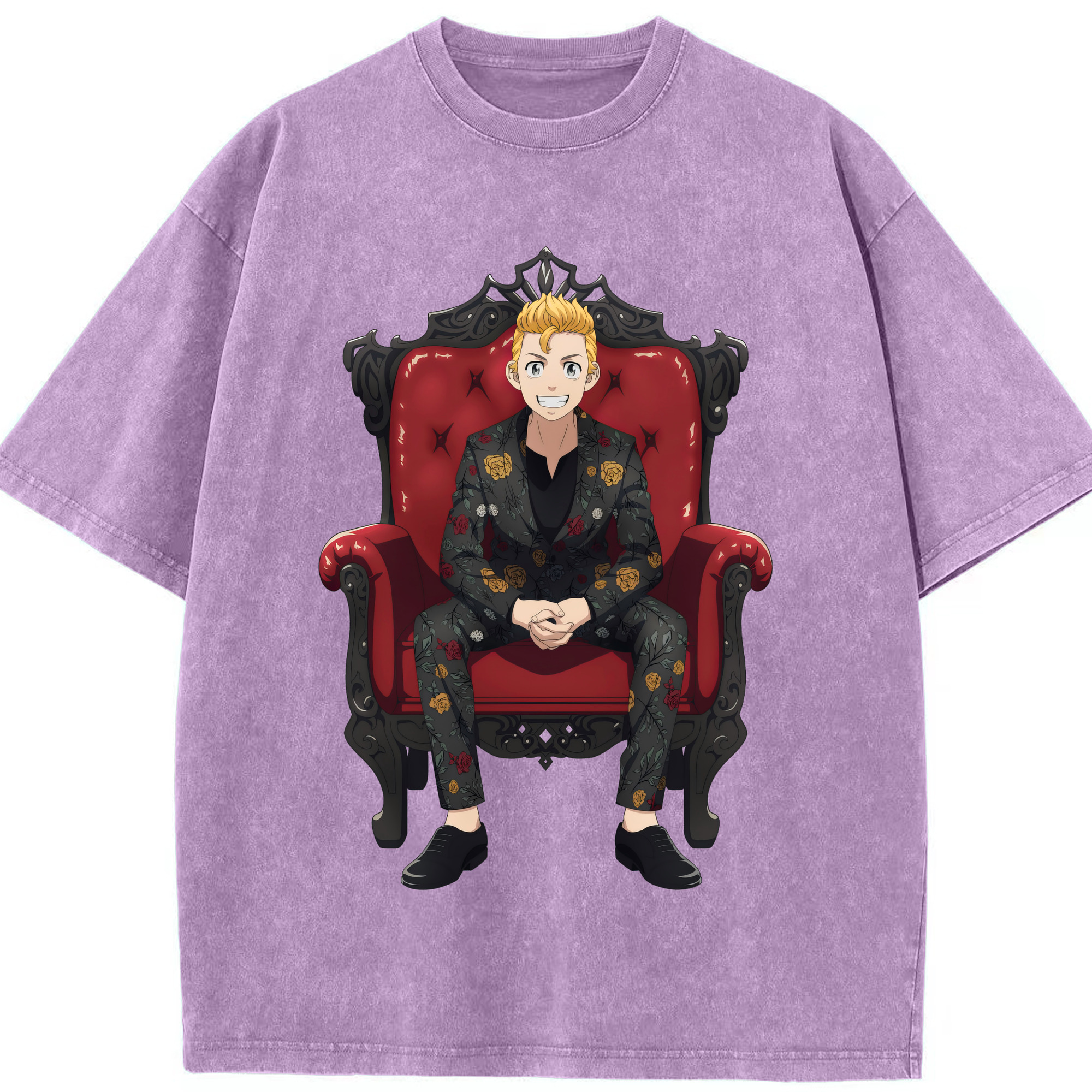（画像用） 東京リベンジャーズ Tokyo Revengers 綿100% ヴィンテージ風 半袖Tシャツ（フロントプリント）