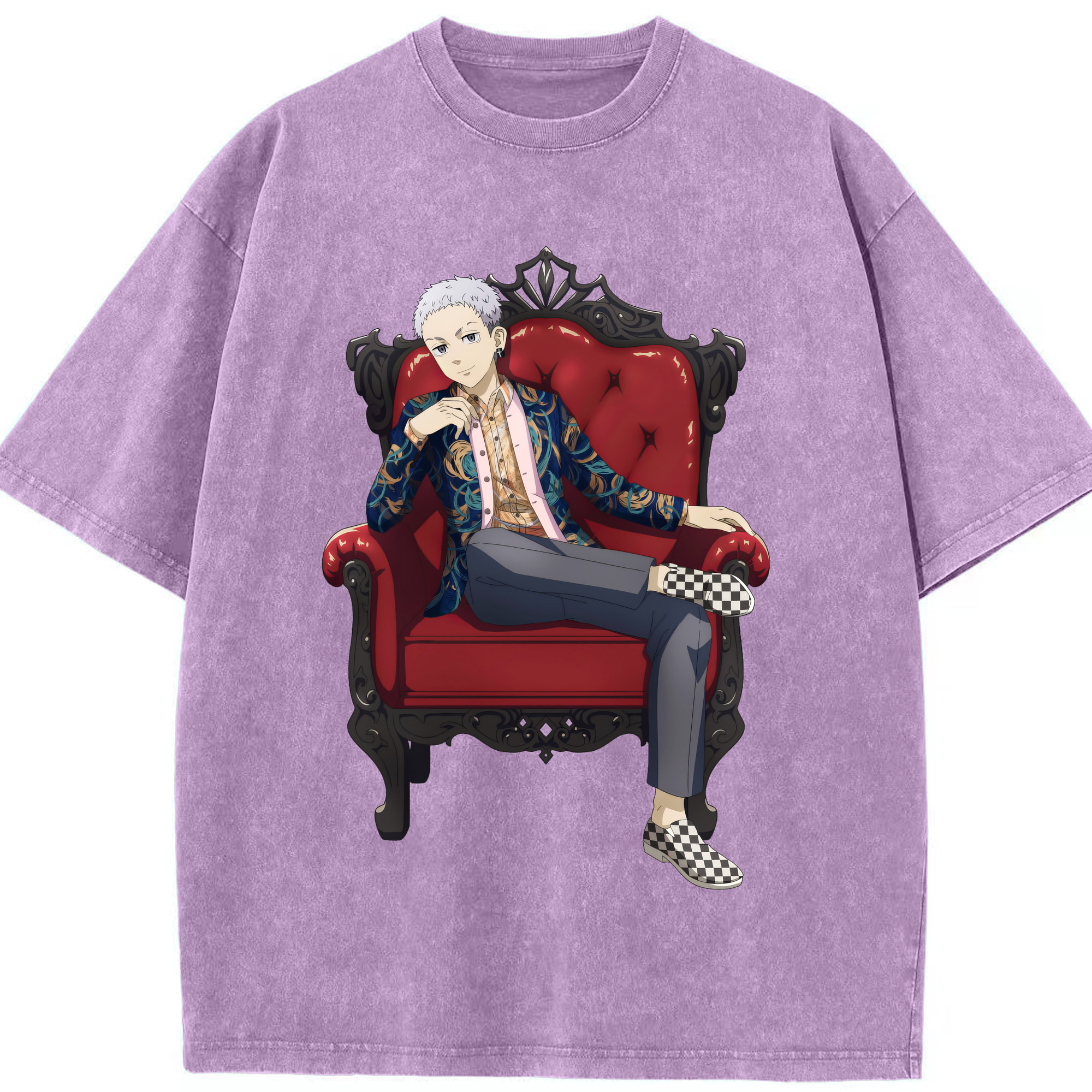（画像用） 東京リベンジャーズ Tokyo Revengers 綿100% ヴィンテージ風 半袖Tシャツ（フロントプリント）