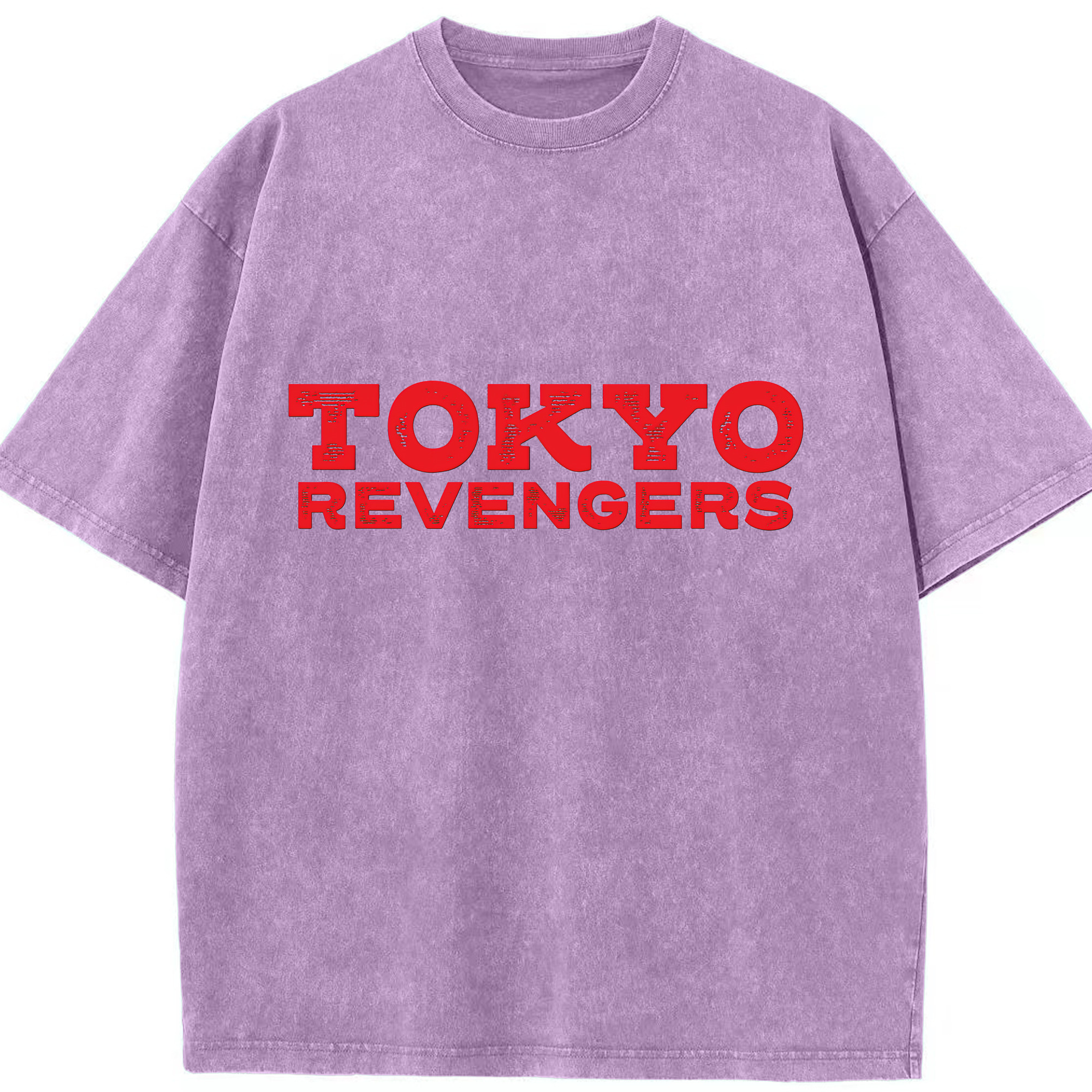 （画像用） 東京リベンジャーズ Tokyo Revengers 綿100% ヴィンテージ風 半袖Tシャツ（フロントプリント）
