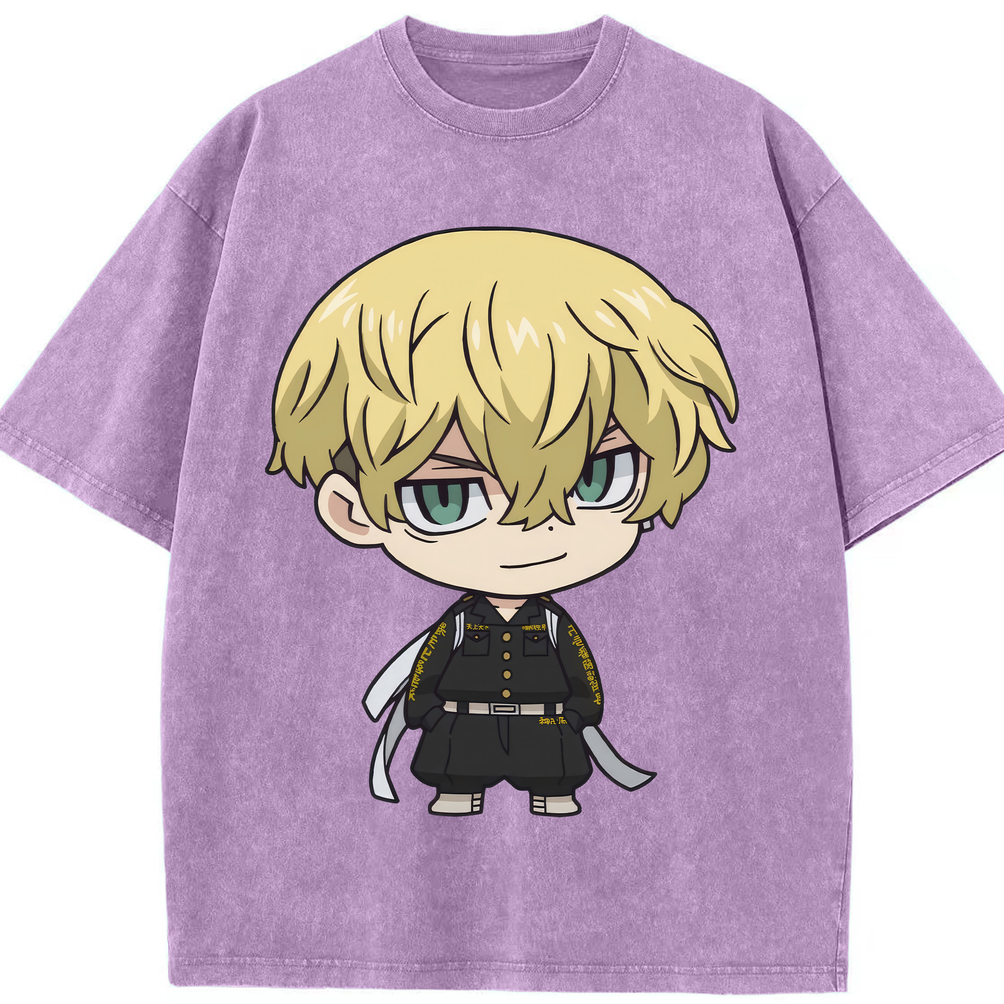 （画像用） 東京リベンジャーズ Tokyo Revengers 綿100% ヴィンテージ風 半袖Tシャツ（フロントプリント）