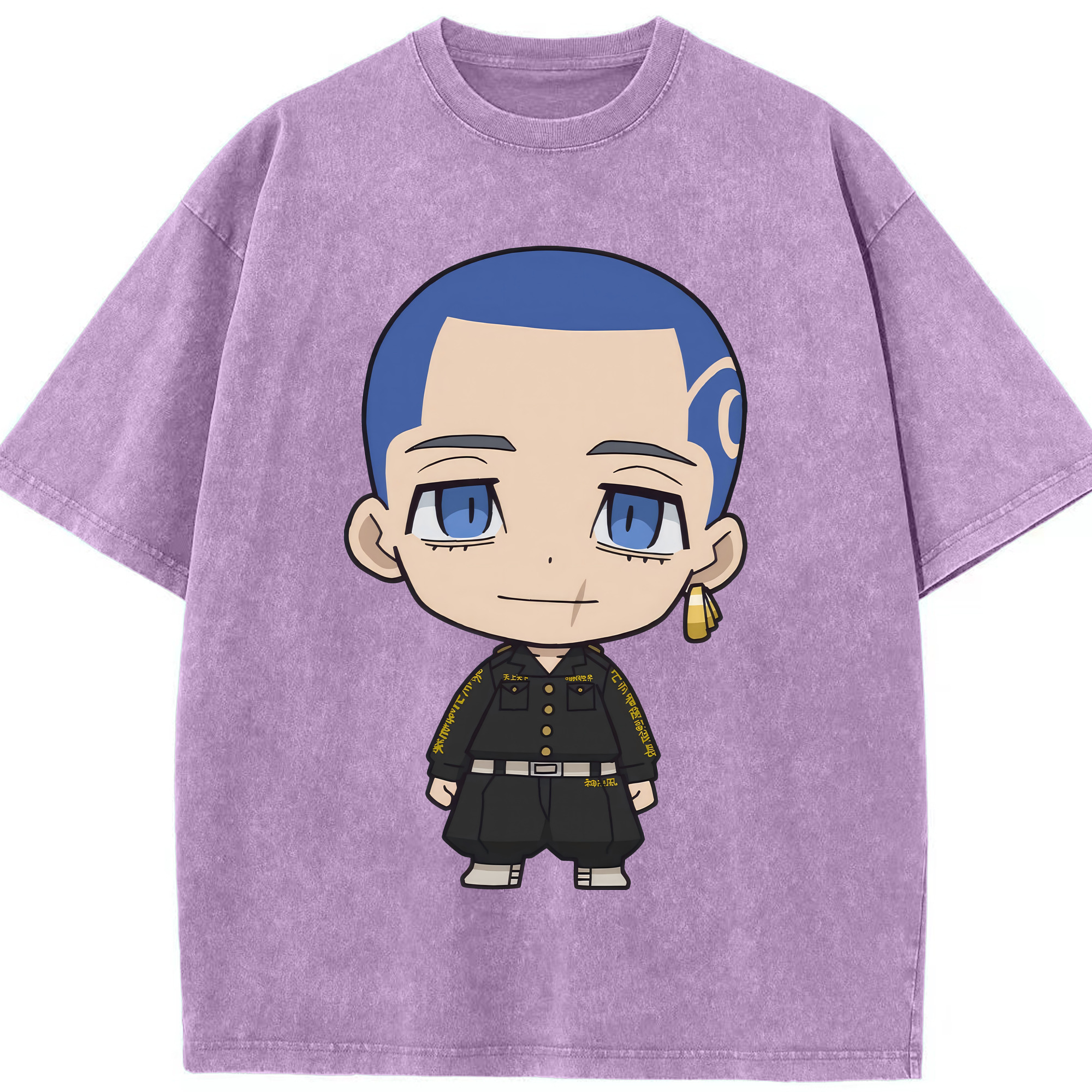 （画像用） 東京リベンジャーズ Tokyo Revengers 綿100% ヴィンテージ風 半袖Tシャツ（フロントプリント）