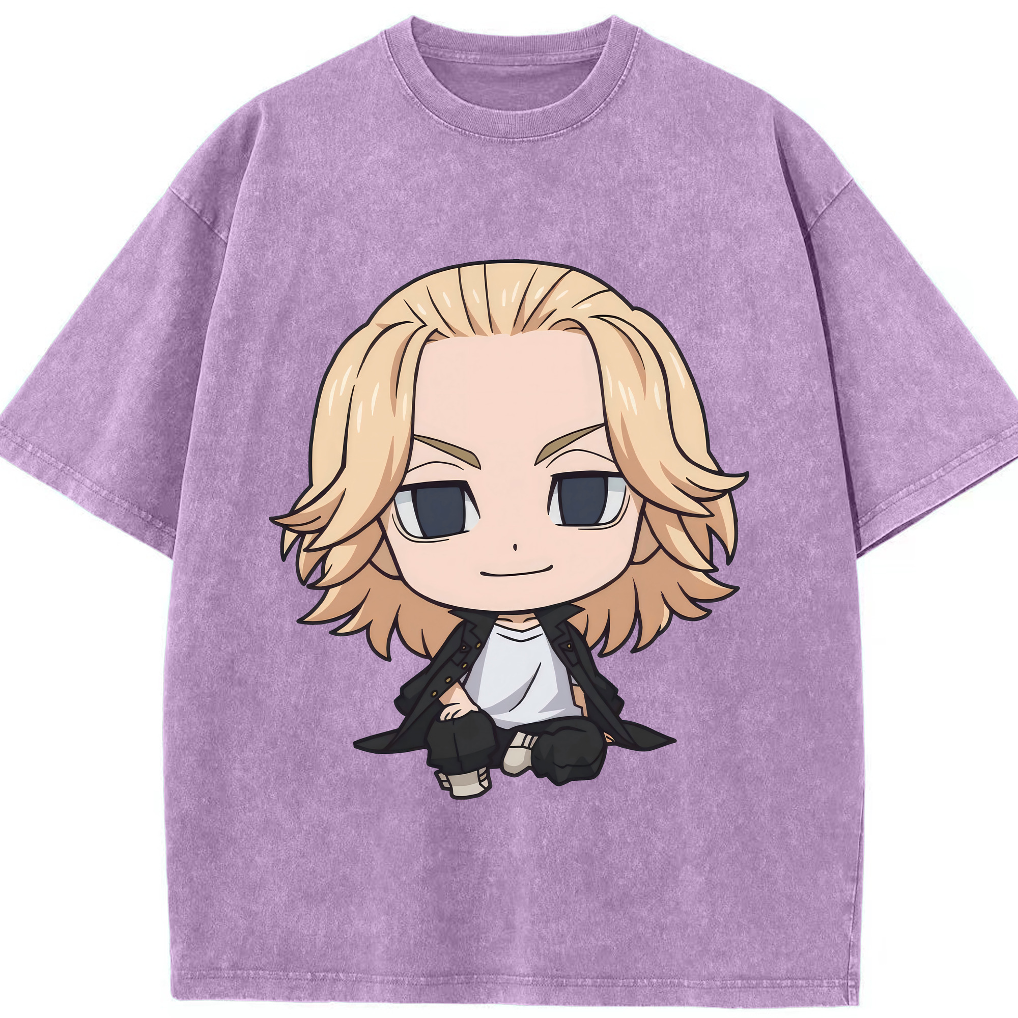 （画像用） 東京リベンジャーズ Tokyo Revengers 綿100% ヴィンテージ風 半袖Tシャツ（フロントプリント）