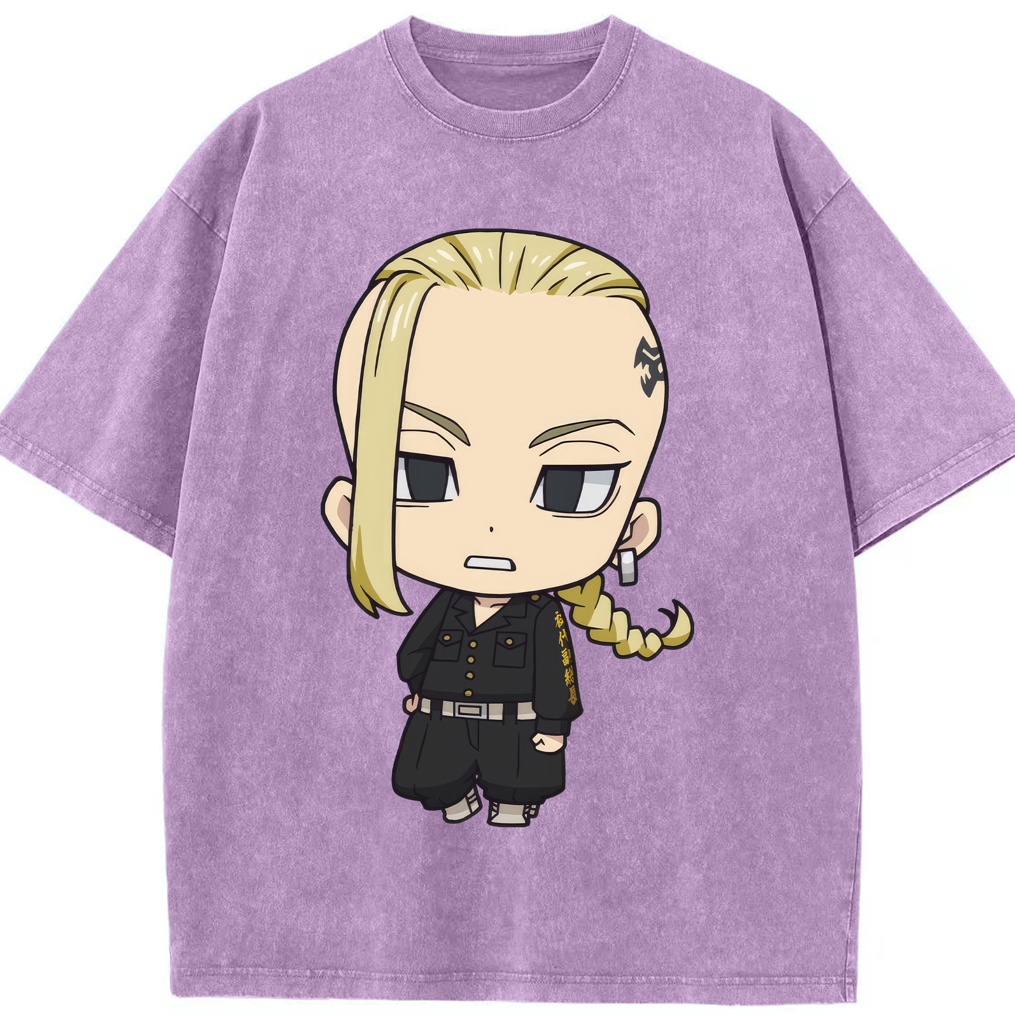 （画像用） 東京リベンジャーズ Tokyo Revengers 綿100% ヴィンテージ風 半袖Tシャツ（フロントプリント）