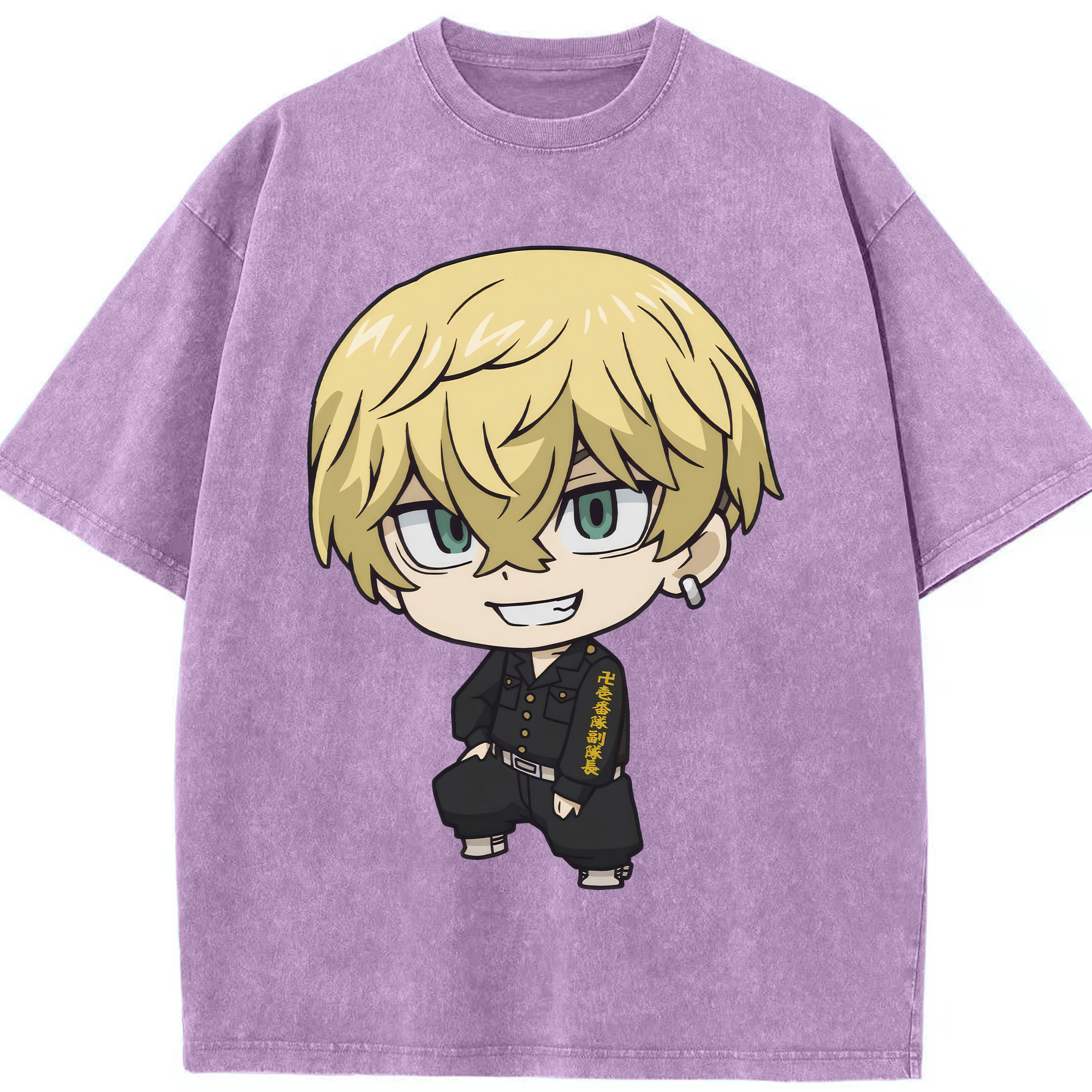（画像用） 東京リベンジャーズ Tokyo Revengers 綿100% ヴィンテージ風 半袖Tシャツ（フロントプリント）