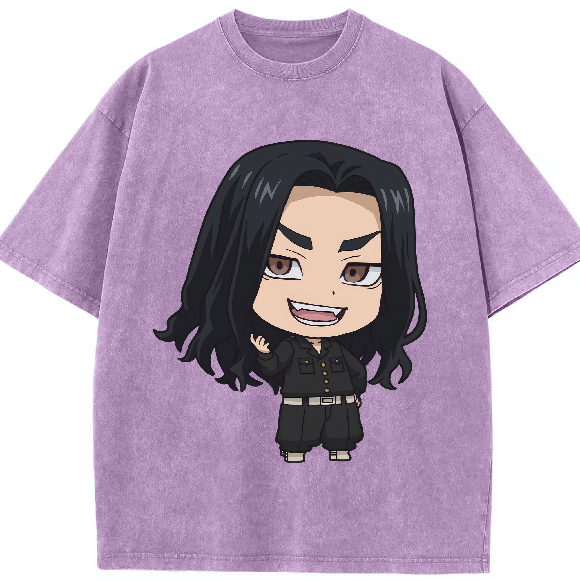（画像用） 東京リベンジャーズ Tokyo Revengers 綿100% ヴィンテージ風 半袖Tシャツ（フロントプリント）