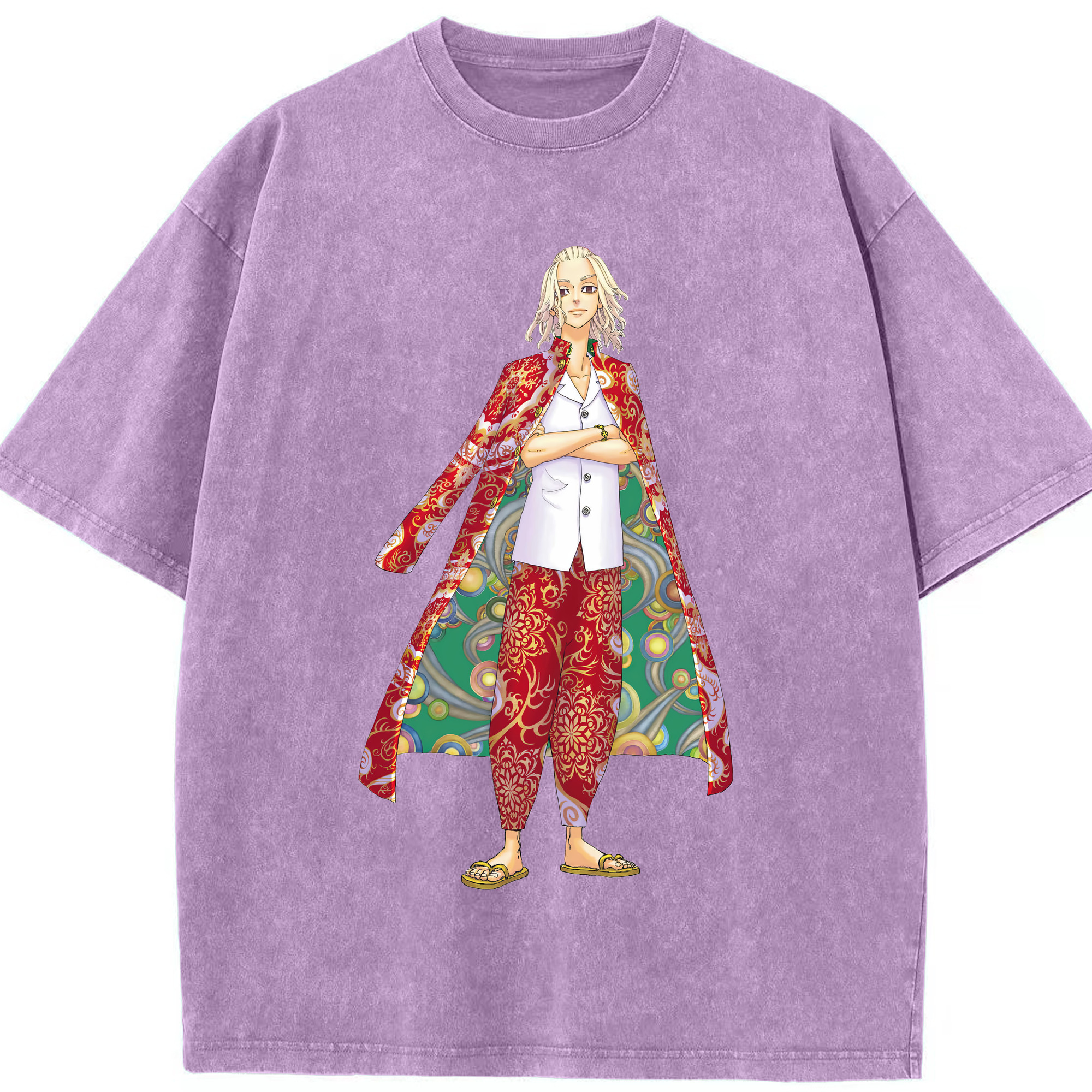（画像用） 東京リベンジャーズ Tokyo Revengers 綿100% ヴィンテージ風 半袖Tシャツ（フロントプリント）