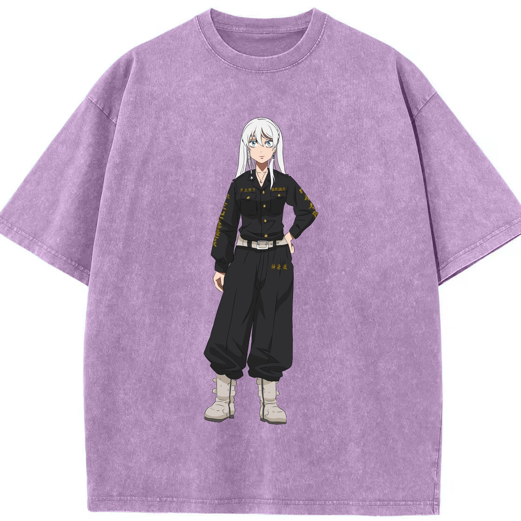 （画像用） 東京リベンジャーズ Tokyo Revengers 綿100% ヴィンテージ風 半袖Tシャツ（フロントプリント）