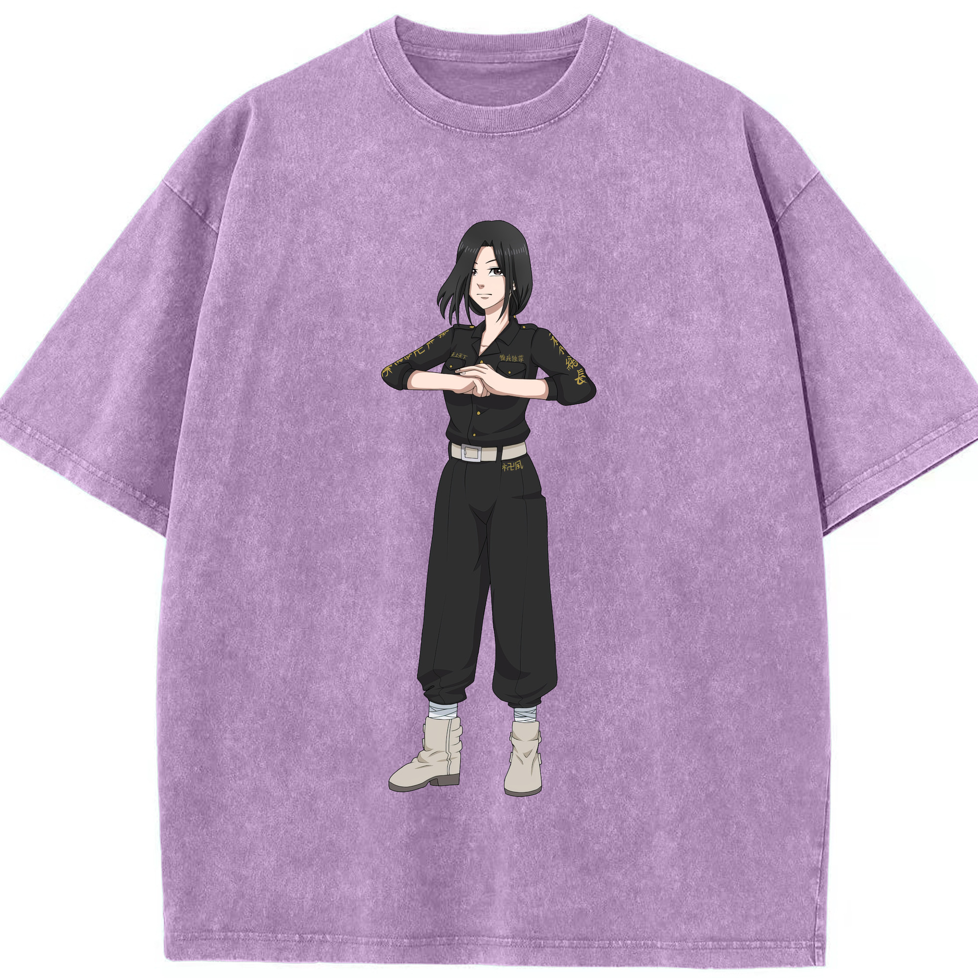 （画像用） 東京リベンジャーズ Tokyo Revengers 綿100% ヴィンテージ風 半袖Tシャツ（フロントプリント）