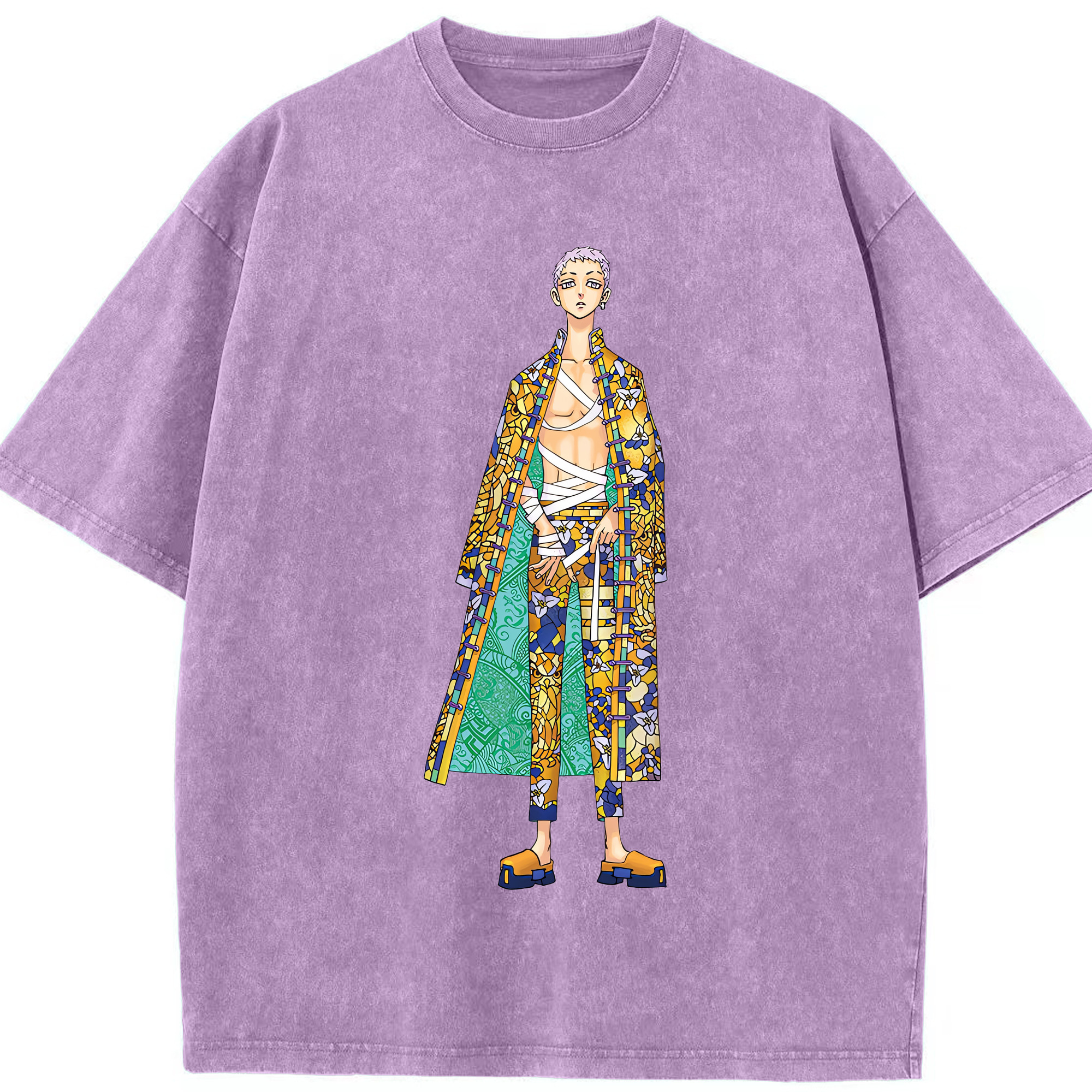 （画像用） 東京リベンジャーズ Tokyo Revengers 綿100% ヴィンテージ風 半袖Tシャツ（フロントプリント）