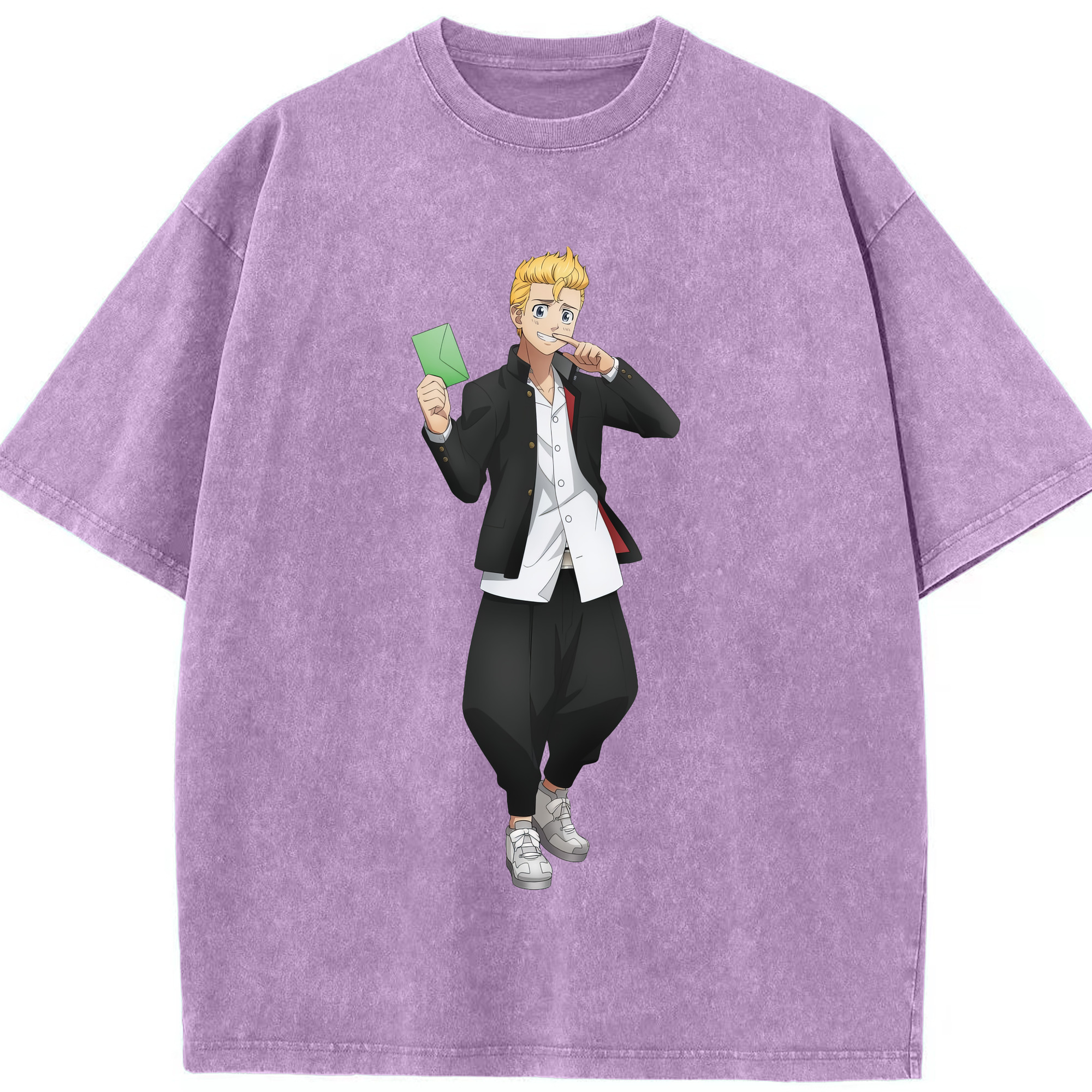 （画像用） 東京リベンジャーズ Tokyo Revengers 綿100% ヴィンテージ風 半袖Tシャツ（フロントプリント）