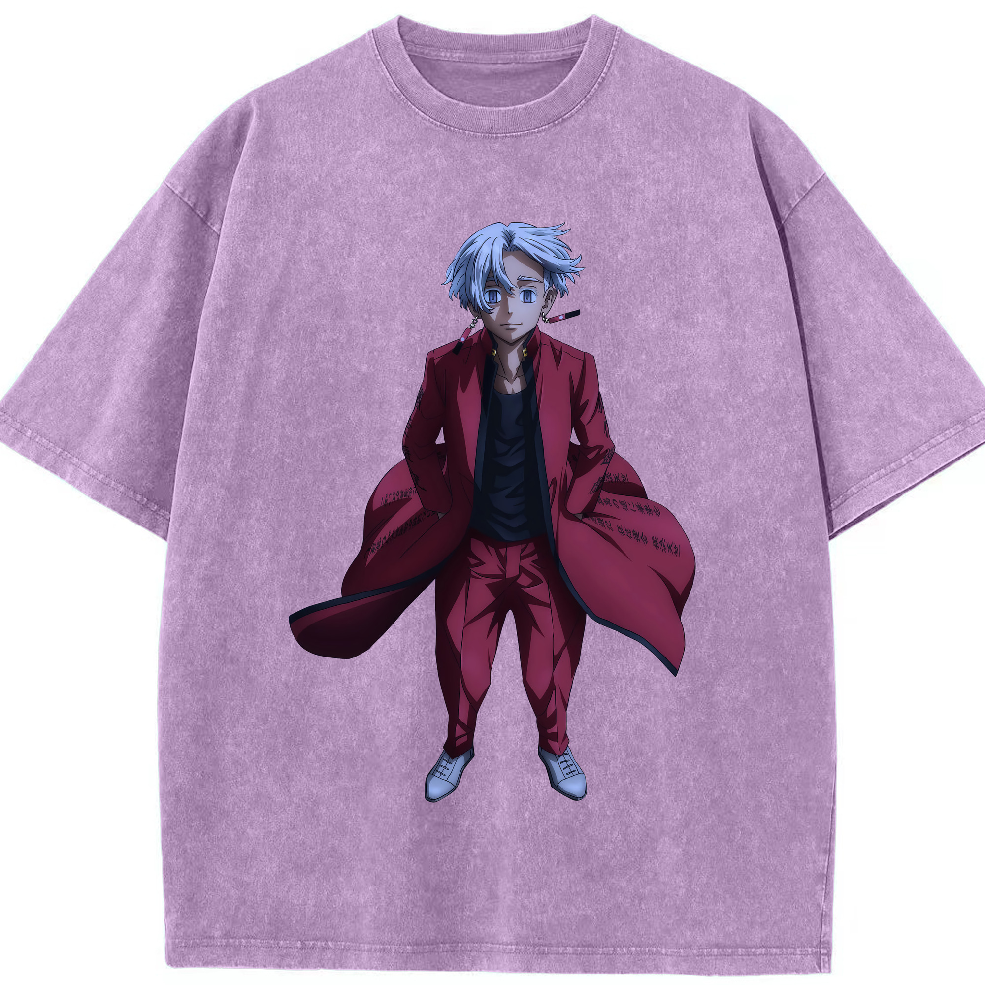 （画像用） 東京リベンジャーズ Tokyo Revengers 綿100% ヴィンテージ風 半袖Tシャツ（フロントプリント）