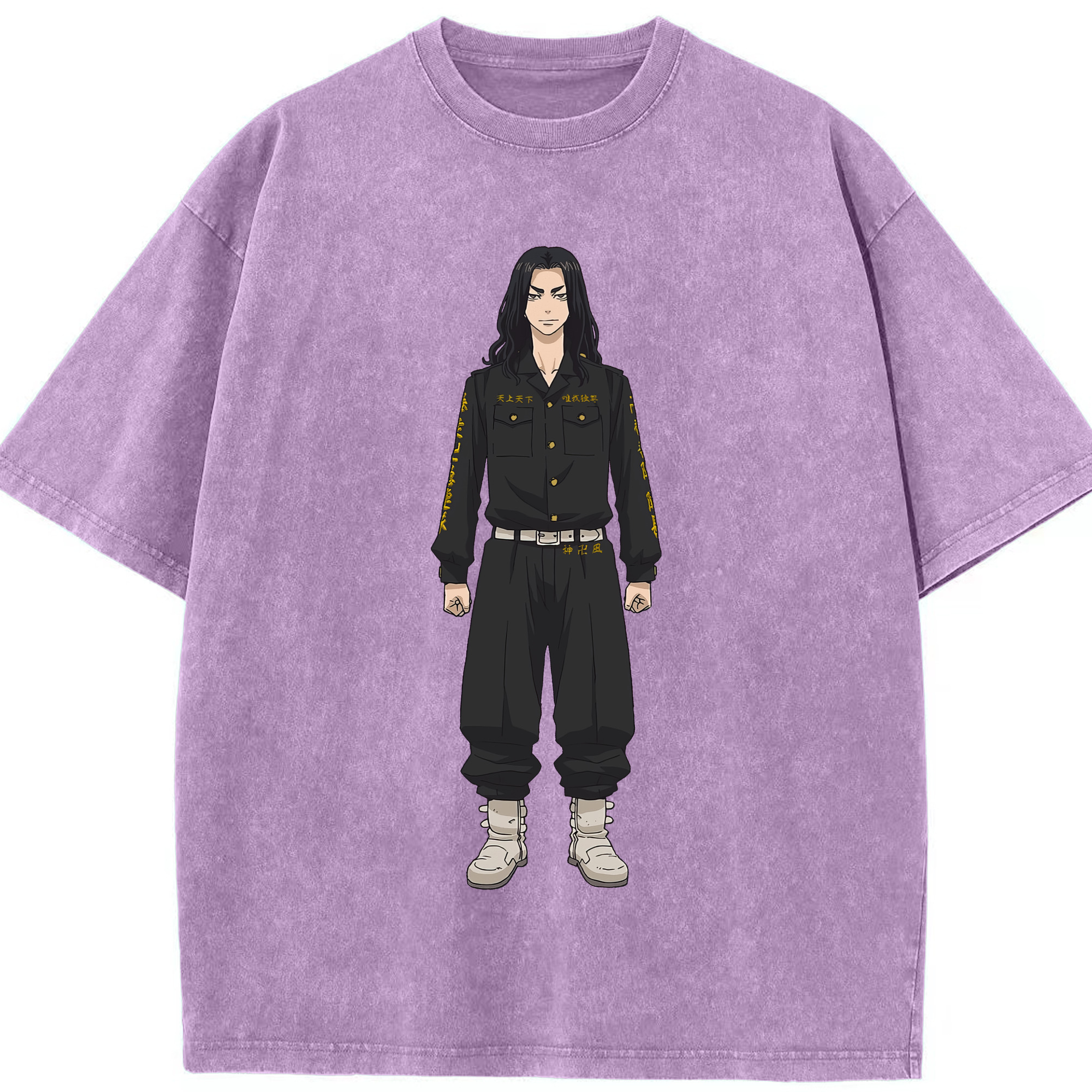 （画像用） 東京リベンジャーズ Tokyo Revengers 綿100% ヴィンテージ風 半袖Tシャツ（フロントプリント）