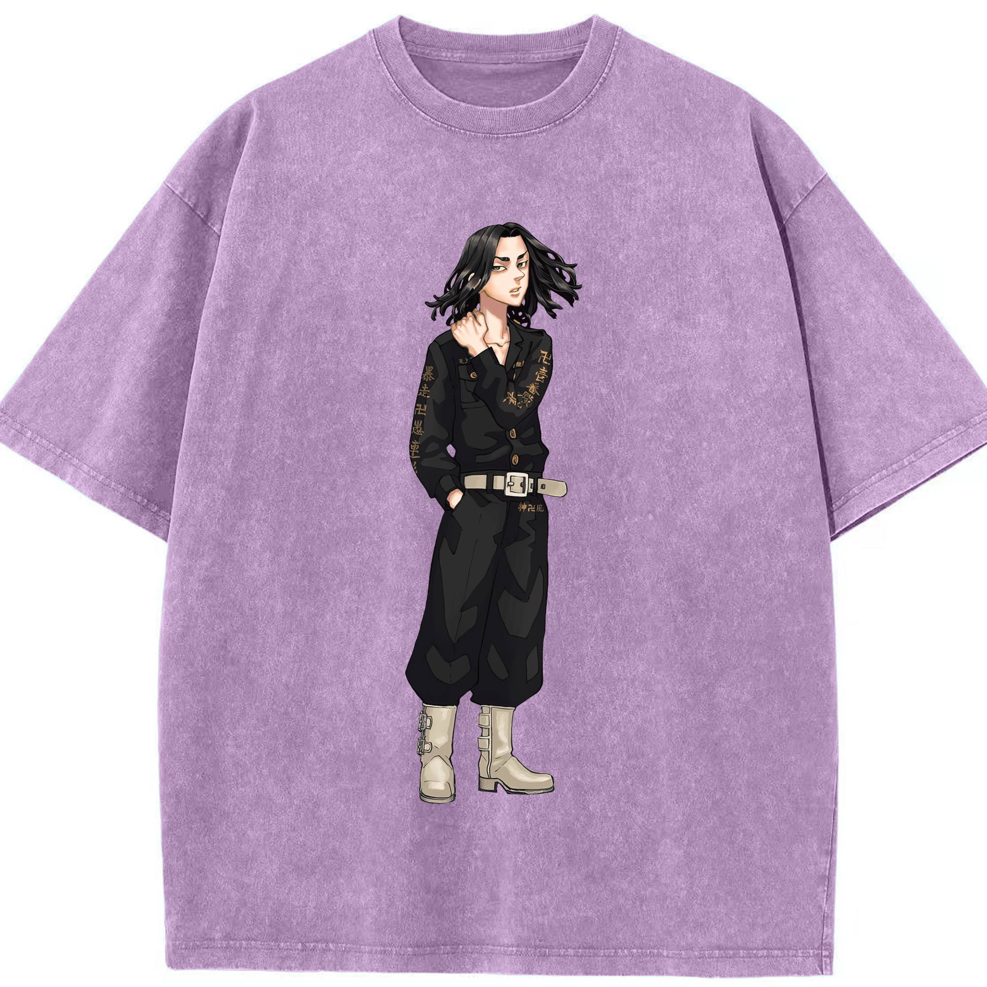 （画像用） 東京リベンジャーズ Tokyo Revengers 綿100% ヴィンテージ風 半袖Tシャツ（フロントプリント）