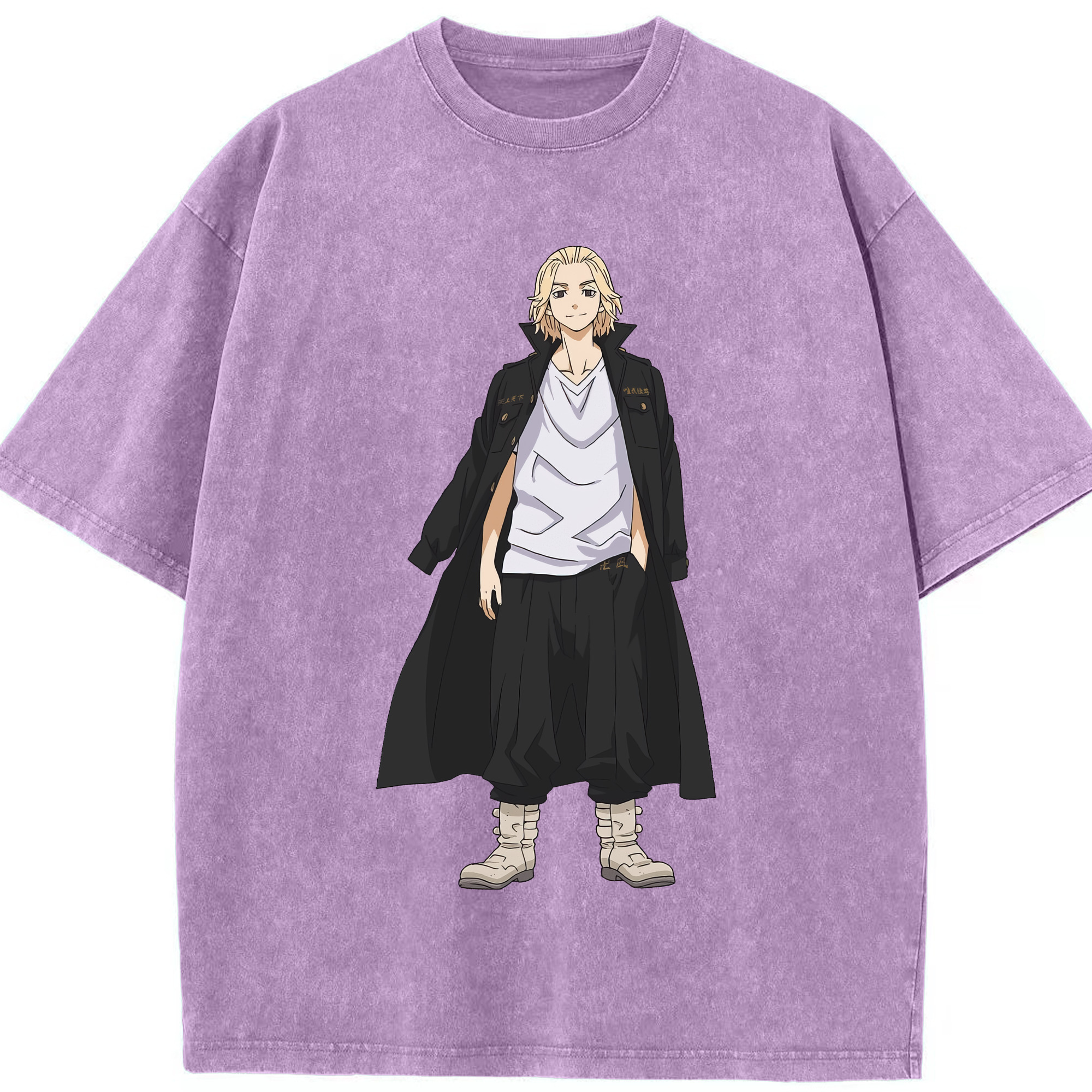 （画像用） 東京リベンジャーズ Tokyo Revengers 綿100% ヴィンテージ風 半袖Tシャツ（フロントプリント）