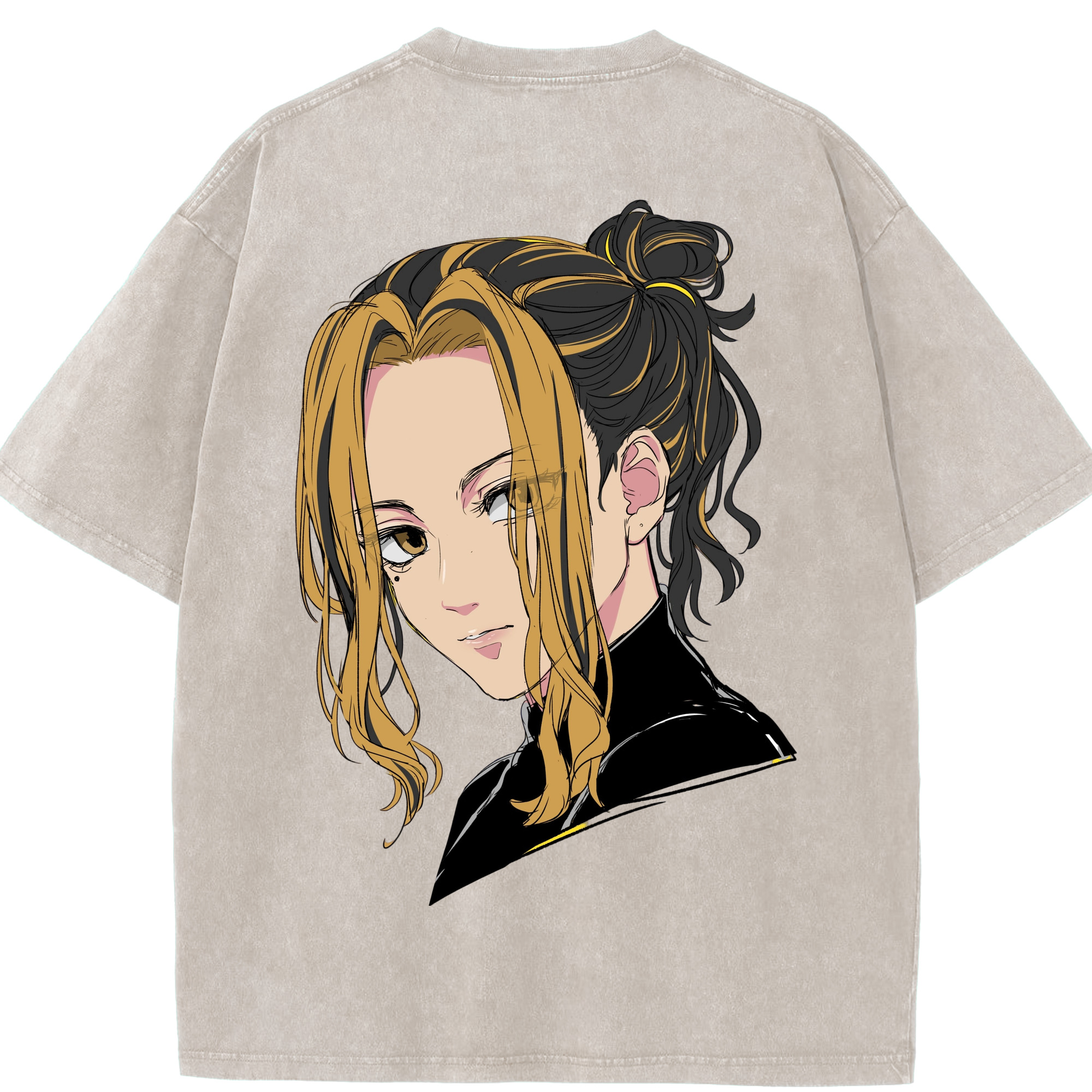 （画像用） 東京リベンジャーズ Tokyo Revengers 綿100% ヴィンテージ風 半袖Tシャツ（背面プリント）