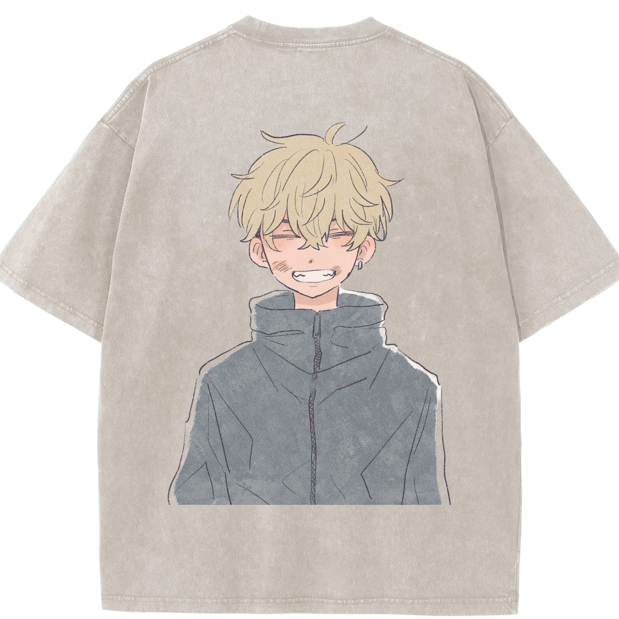 （画像用） 東京リベンジャーズ Tokyo Revengers 綿100% ヴィンテージ風 半袖Tシャツ（背面プリント）