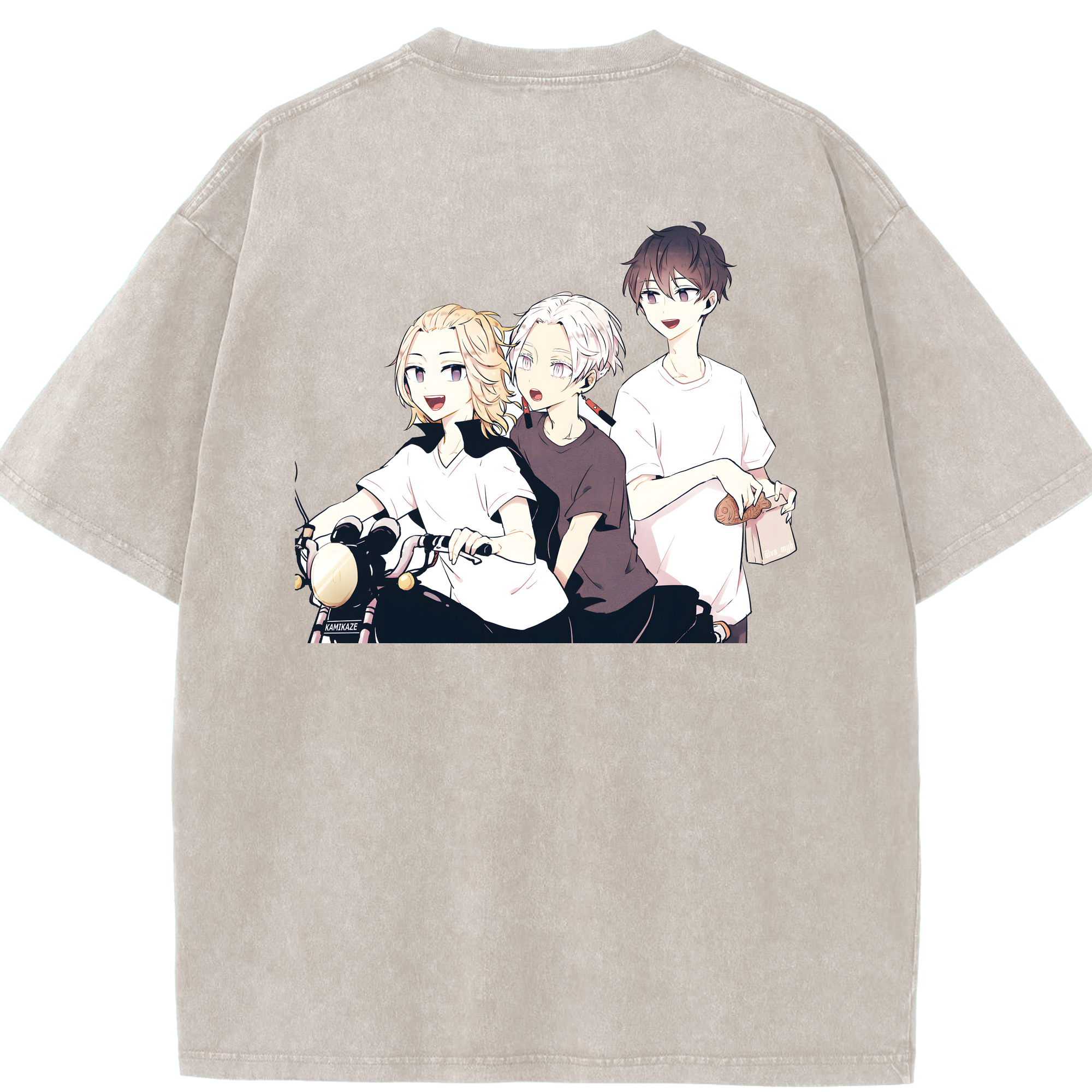 （画像用） 東京リベンジャーズ Tokyo Revengers 綿100% ヴィンテージ風 半袖Tシャツ（背面プリント）