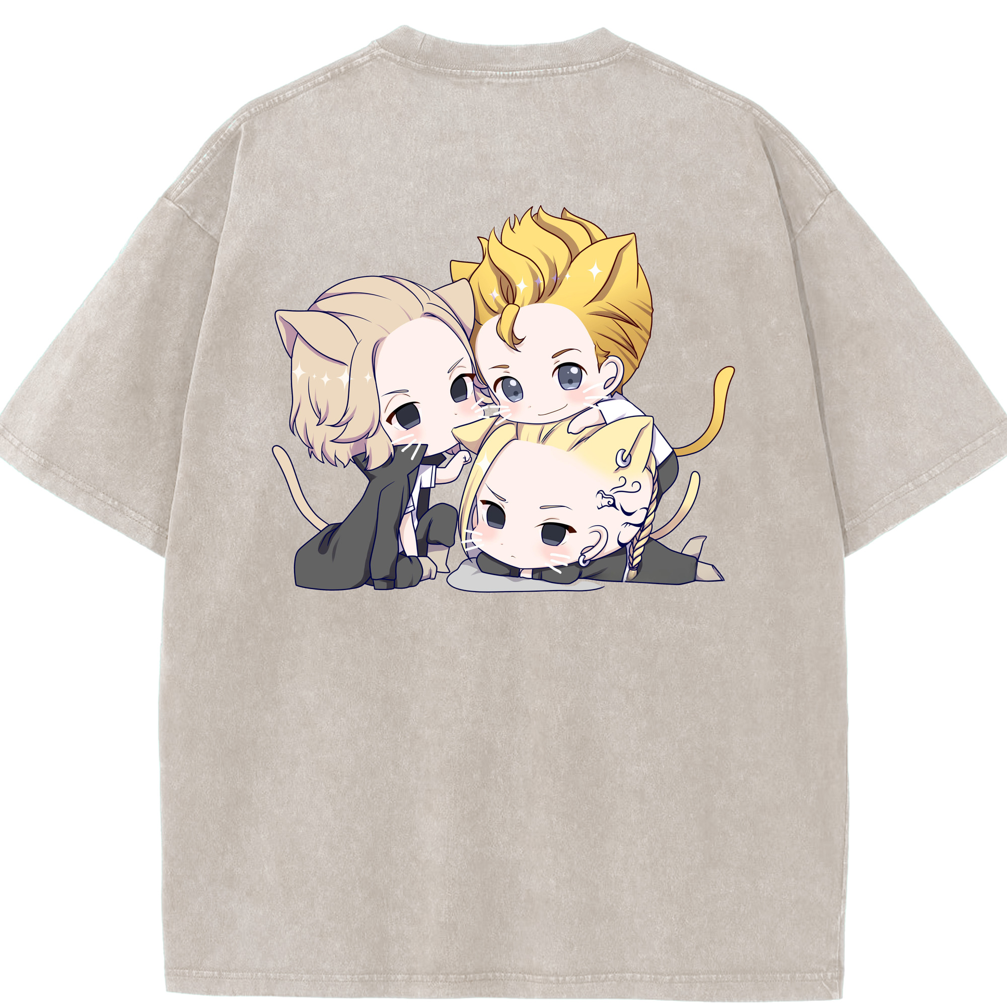 （画像用） 東京リベンジャーズ Tokyo Revengers 綿100% ヴィンテージ風 半袖Tシャツ（背面プリント）