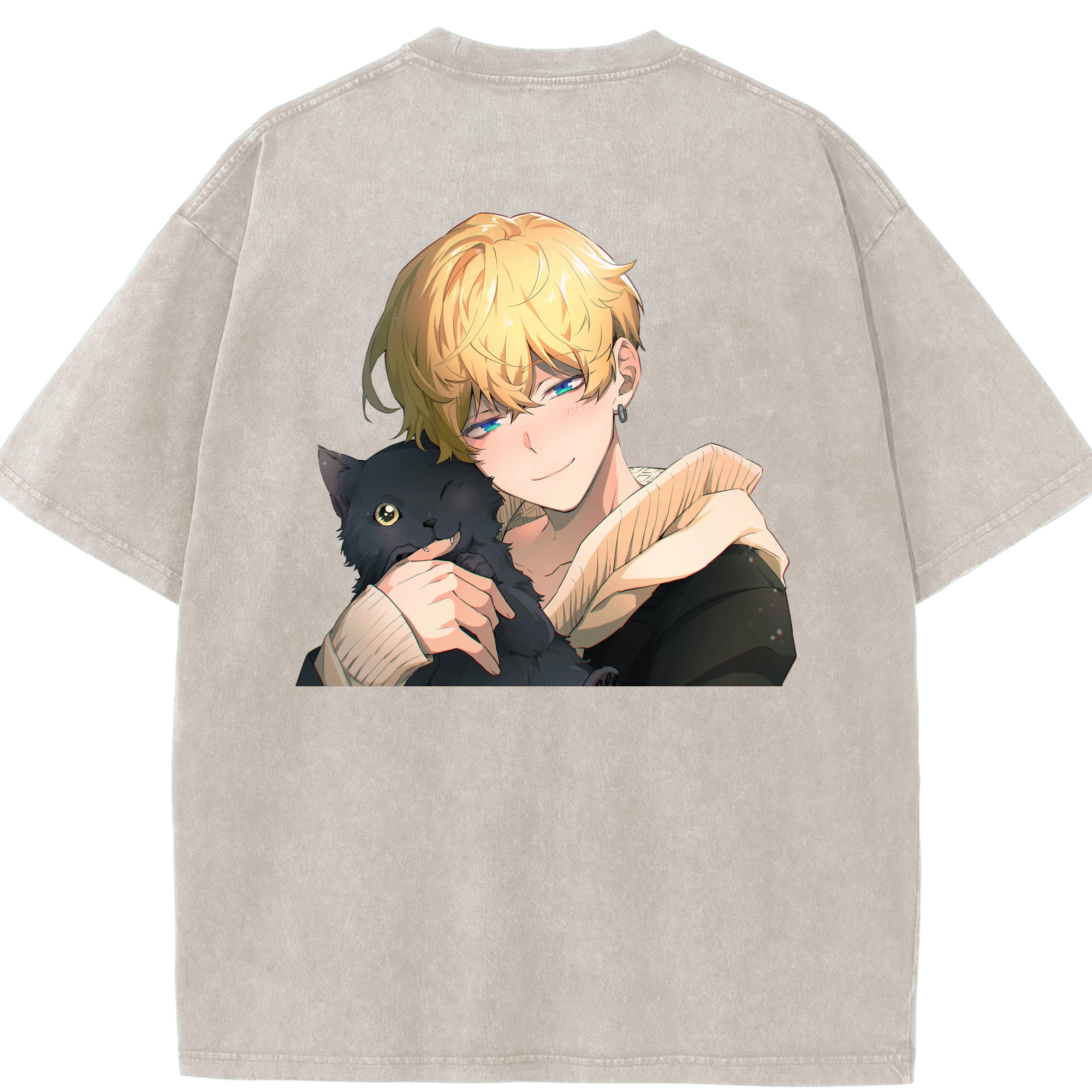 （画像用） 東京リベンジャーズ Tokyo Revengers 綿100% ヴィンテージ風 半袖Tシャツ（背面プリント）