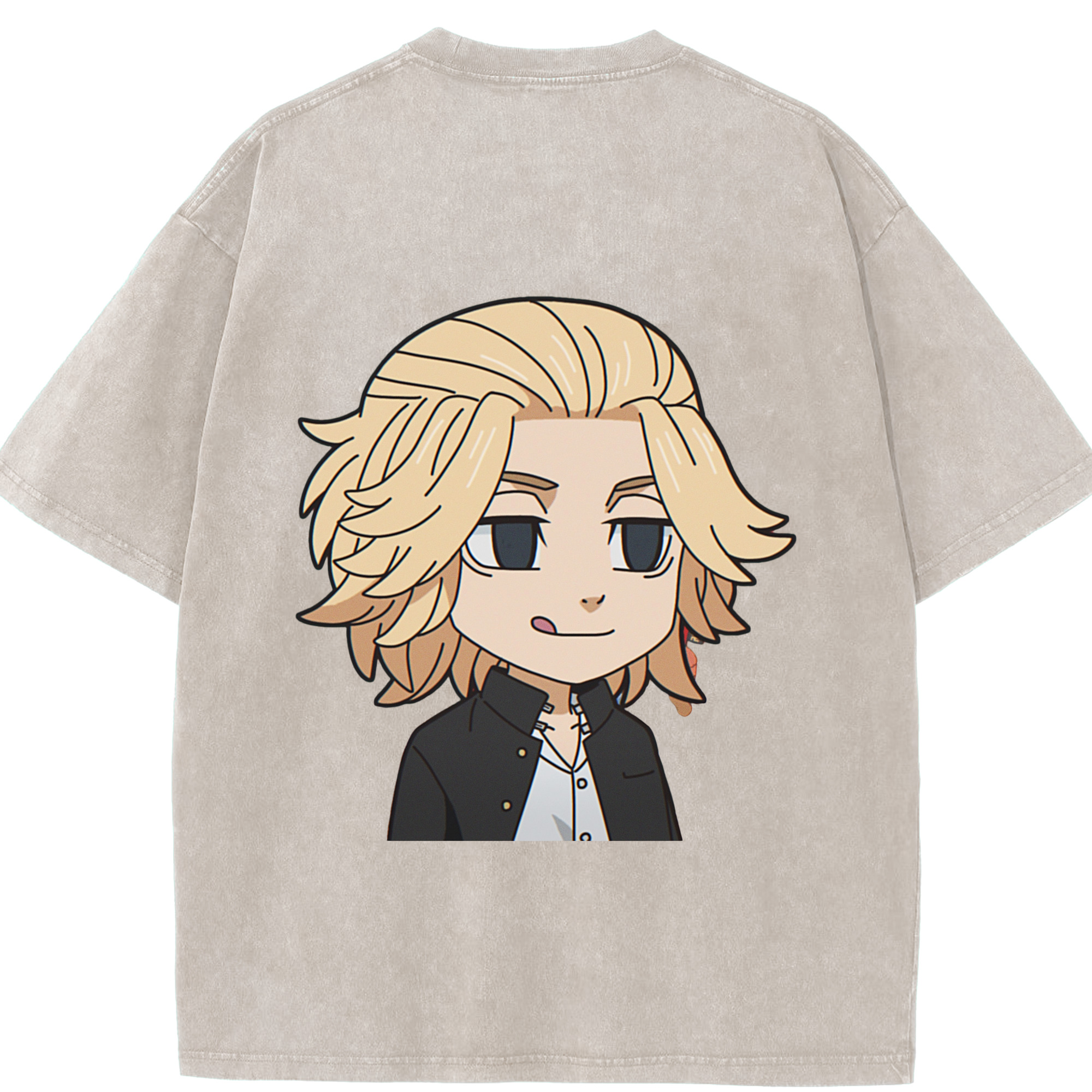 （画像用） 東京リベンジャーズ Tokyo Revengers 綿100% ヴィンテージ風 半袖Tシャツ（背面プリント）