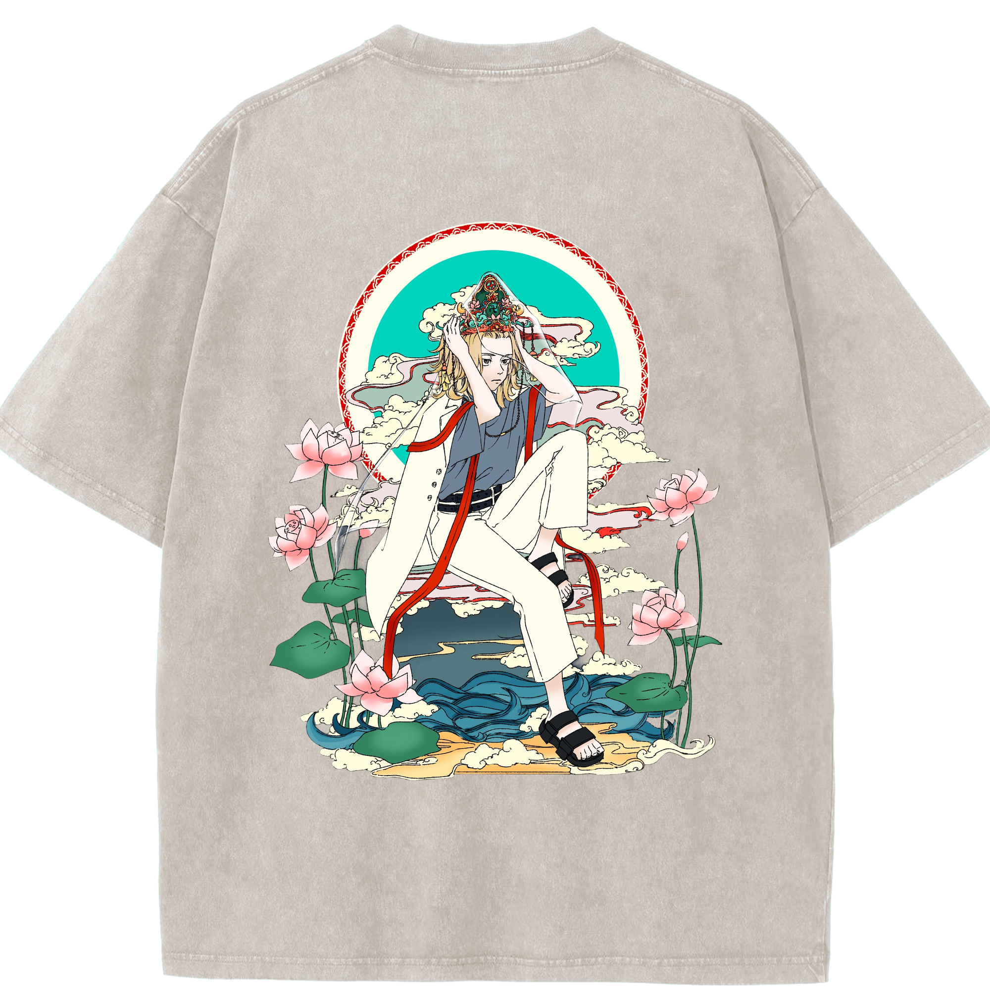 （画像用） 東京リベンジャーズ Tokyo Revengers 綿100% ヴィンテージ風 半袖Tシャツ（背面プリント）