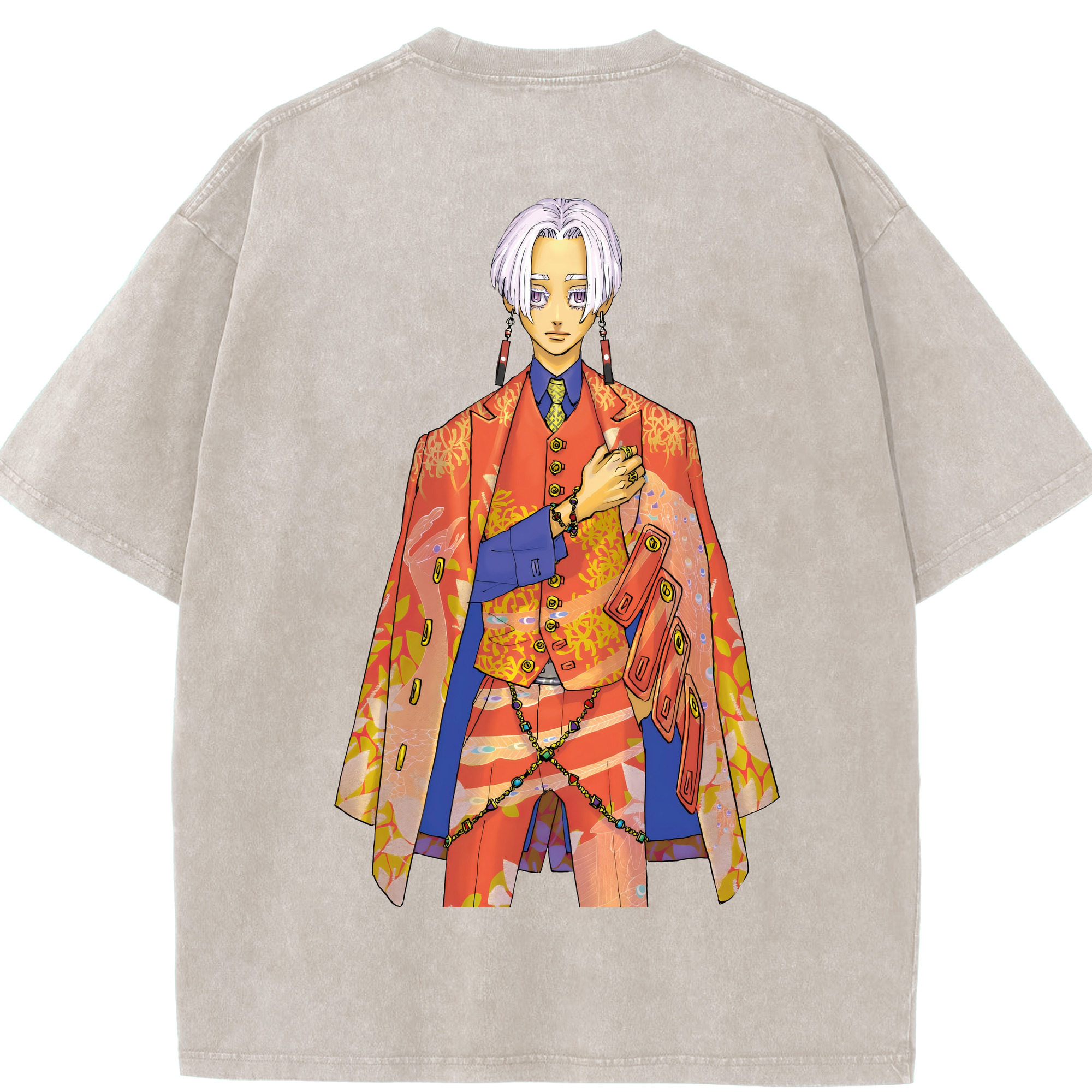 （画像用） 東京リベンジャーズ Tokyo Revengers 綿100% ヴィンテージ風 半袖Tシャツ（背面プリント）