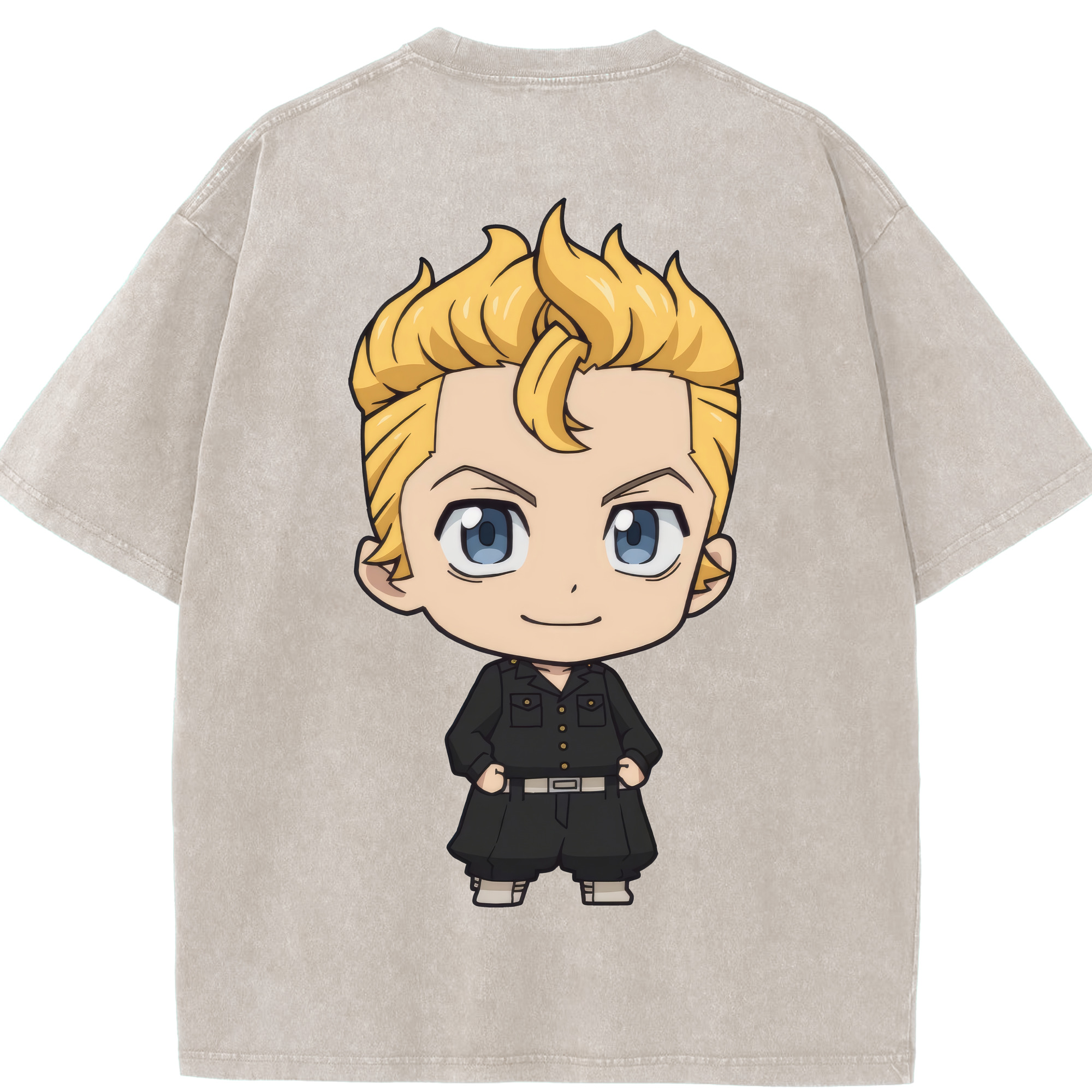 （画像用） 東京リベンジャーズ Tokyo Revengers 綿100% ヴィンテージ風 半袖Tシャツ（背面プリント）