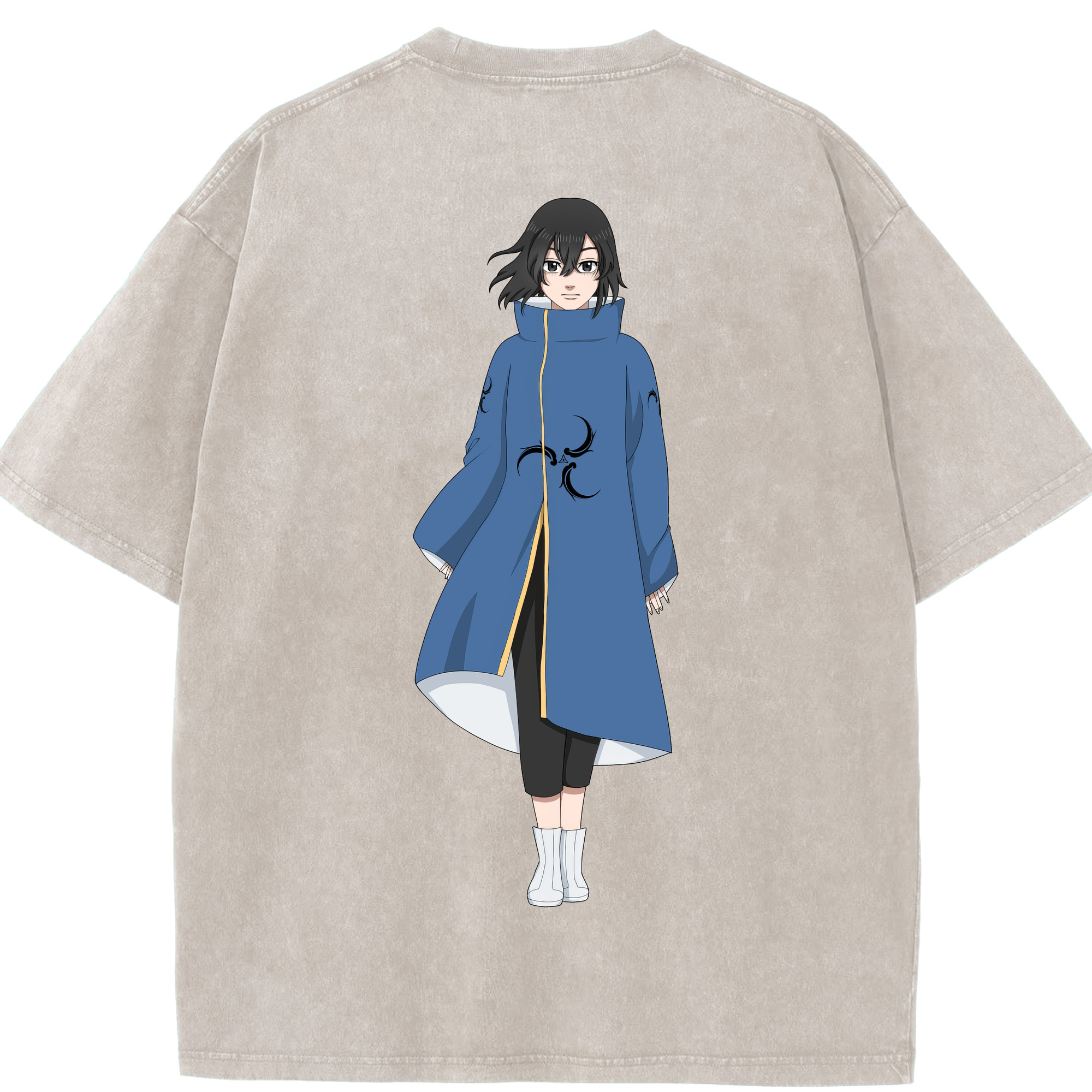 （画像用） 東京リベンジャーズ Tokyo Revengers 綿100% ヴィンテージ風 半袖Tシャツ（背面プリント）
