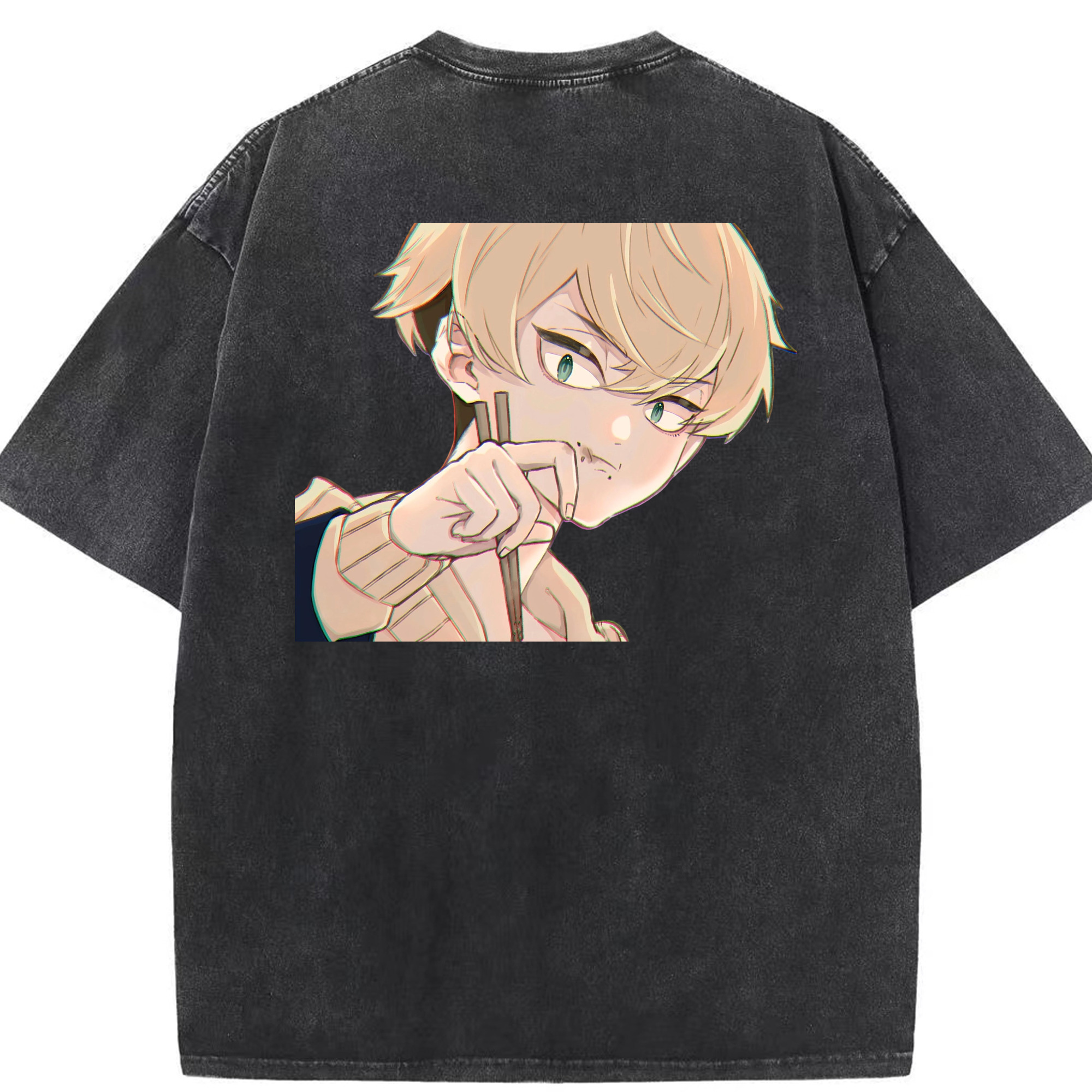 （画像用） 東京リベンジャーズ Tokyo Revengers 綿100% ヴィンテージ風 半袖Tシャツ（背面プリント）