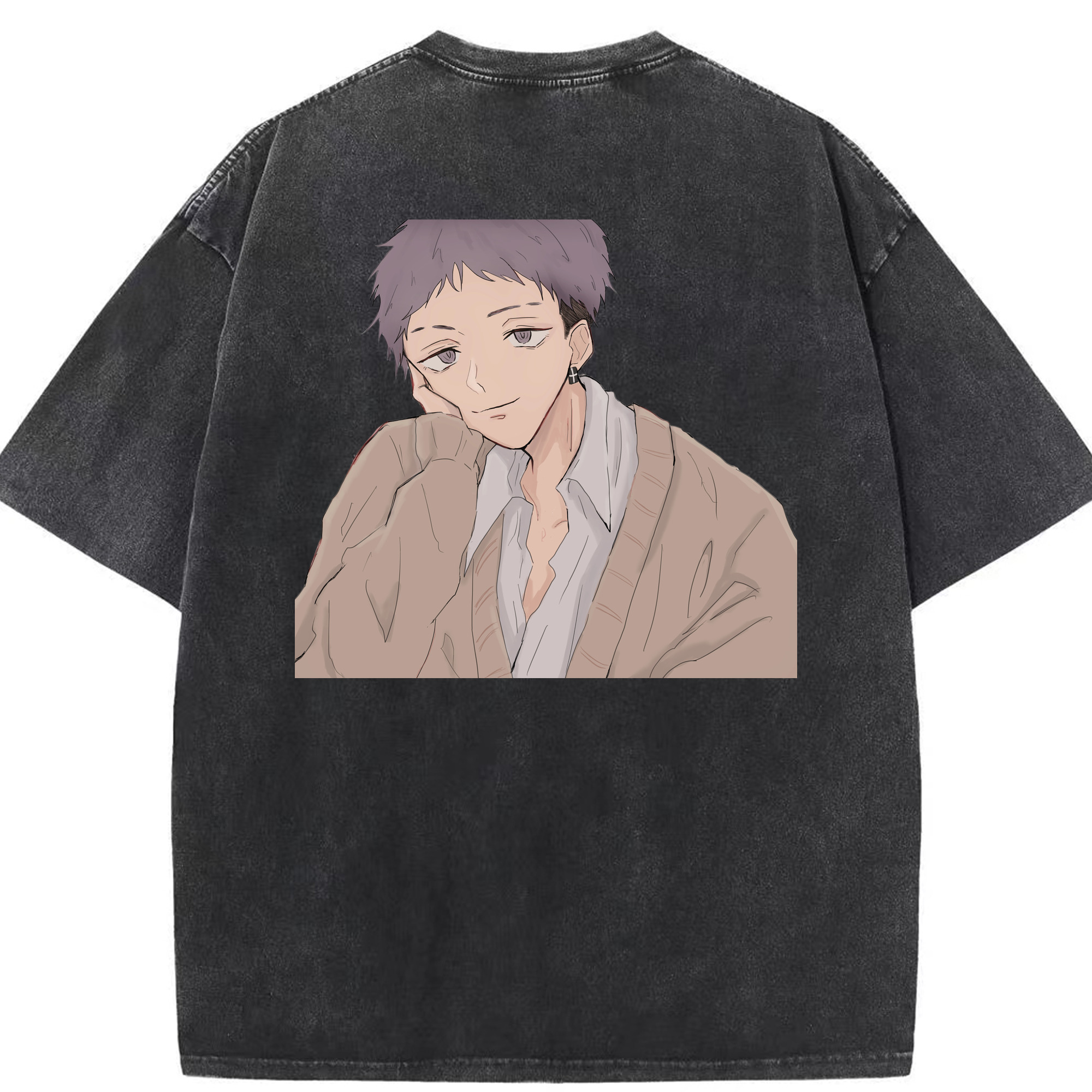 （画像用） 東京リベンジャーズ Tokyo Revengers 綿100% ヴィンテージ風 半袖Tシャツ（背面プリント）