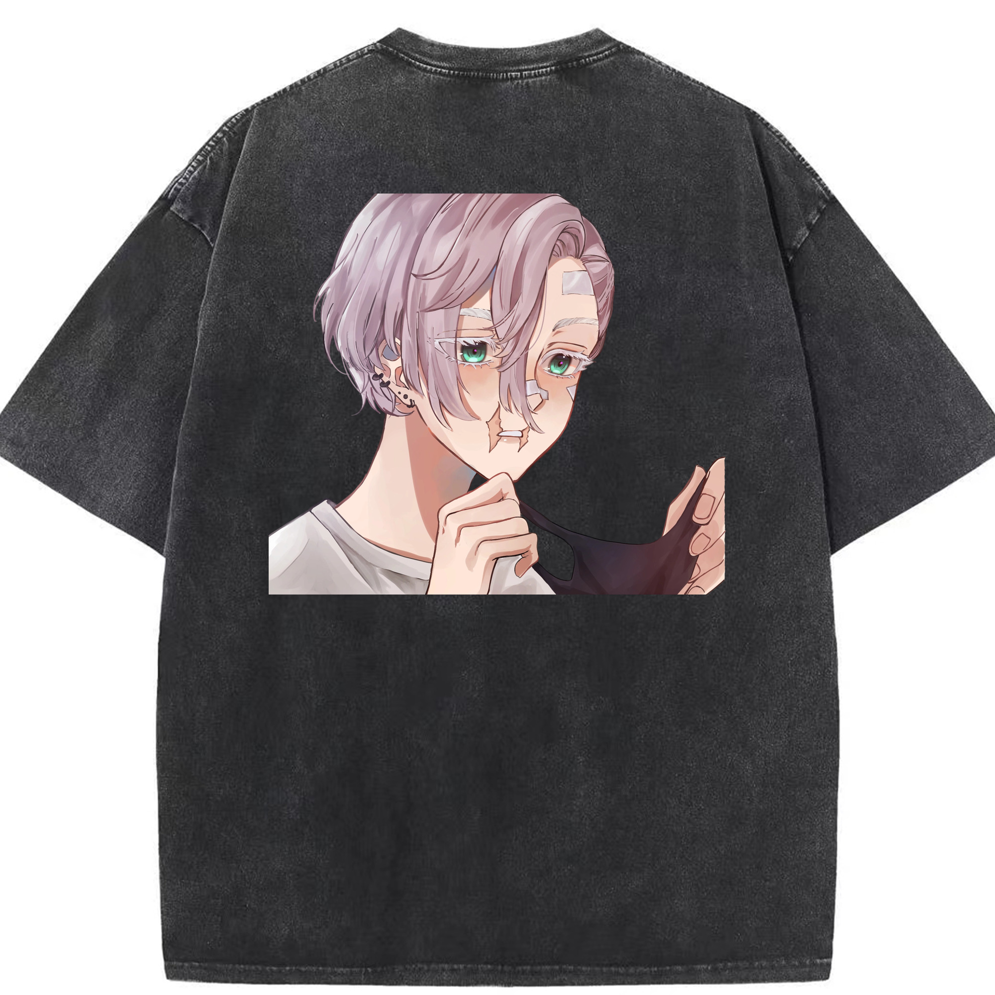 （画像用） 東京リベンジャーズ Tokyo Revengers 綿100% ヴィンテージ風 半袖Tシャツ（背面プリント）